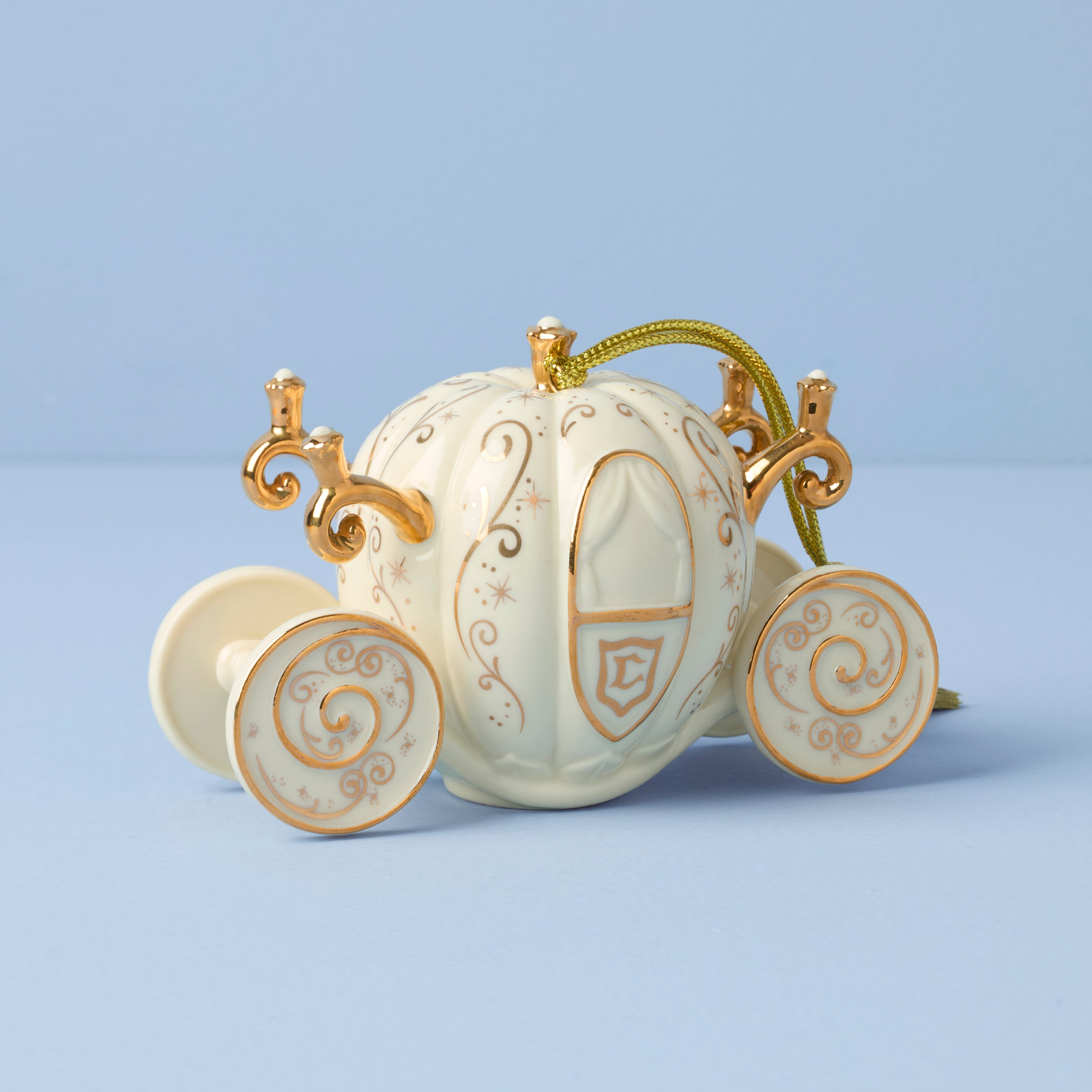 Cinderella Coach Christmas Ornament - Gold Disney Holiday Decor