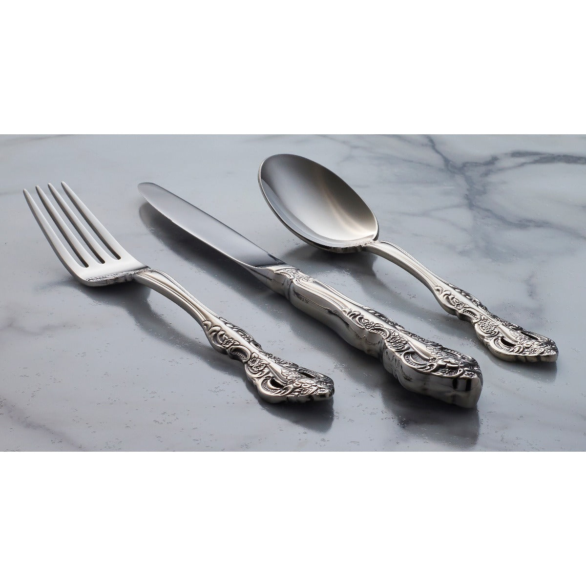 Michelangelo Baroque Dinner Fork - Heavyweight Luxury Cutlery