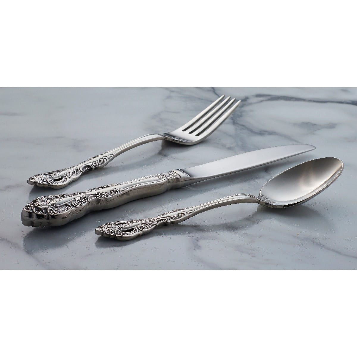 Michelangelo Baroque Dinner Fork - Heavyweight Luxury Cutlery