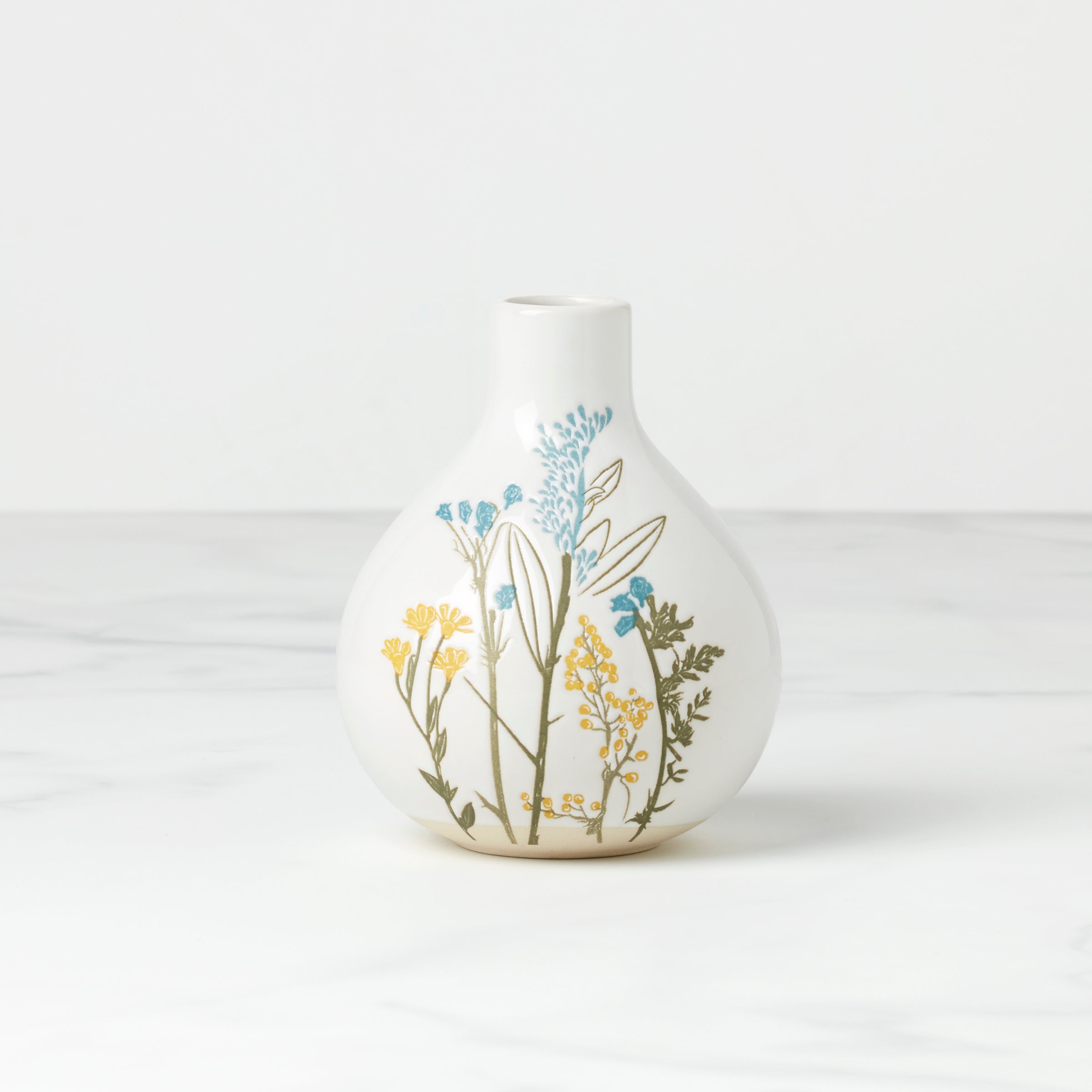 Handcrafted Small Wildflower Vase for Spring Blooms
