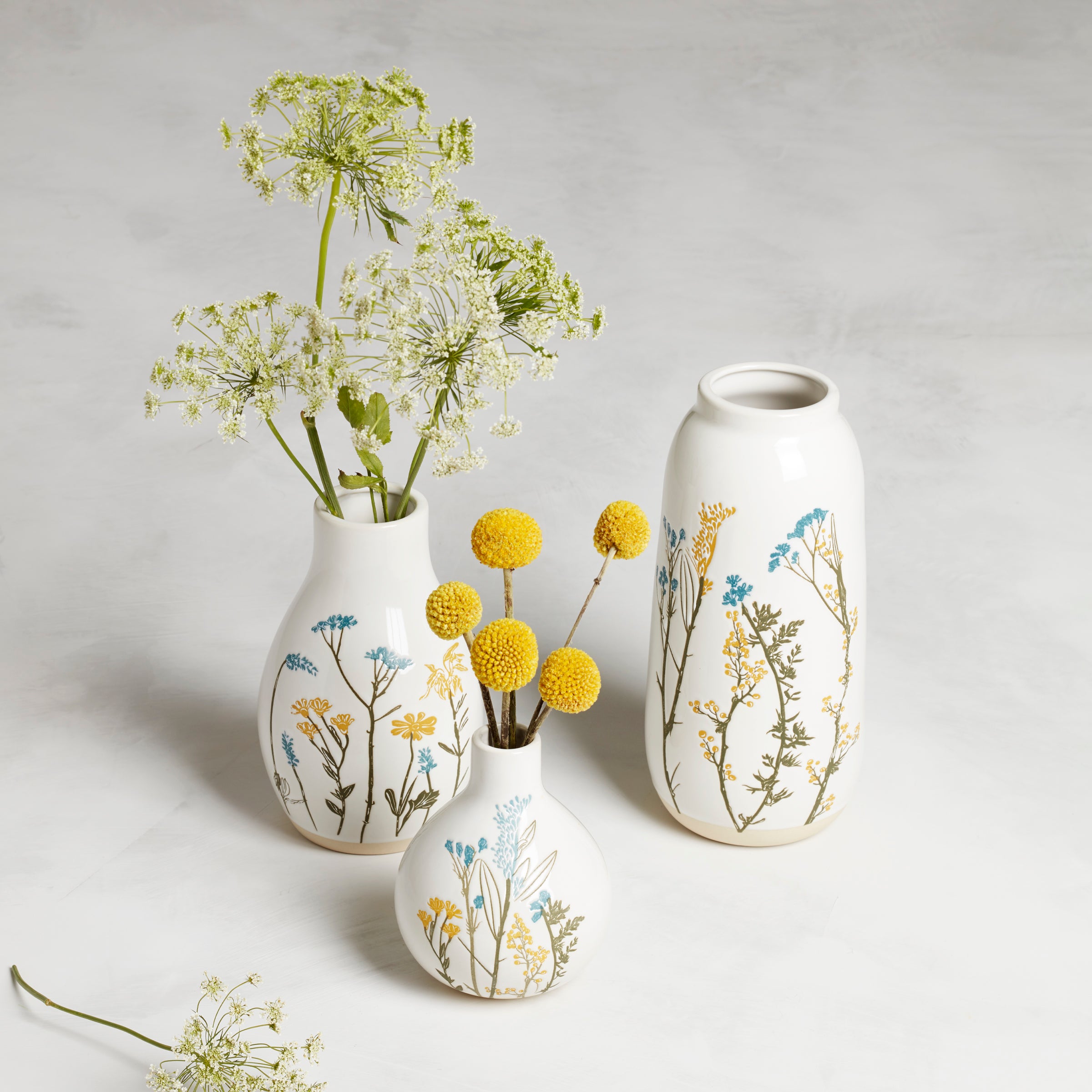 Handcrafted Small Wildflower Vase for Spring Blooms