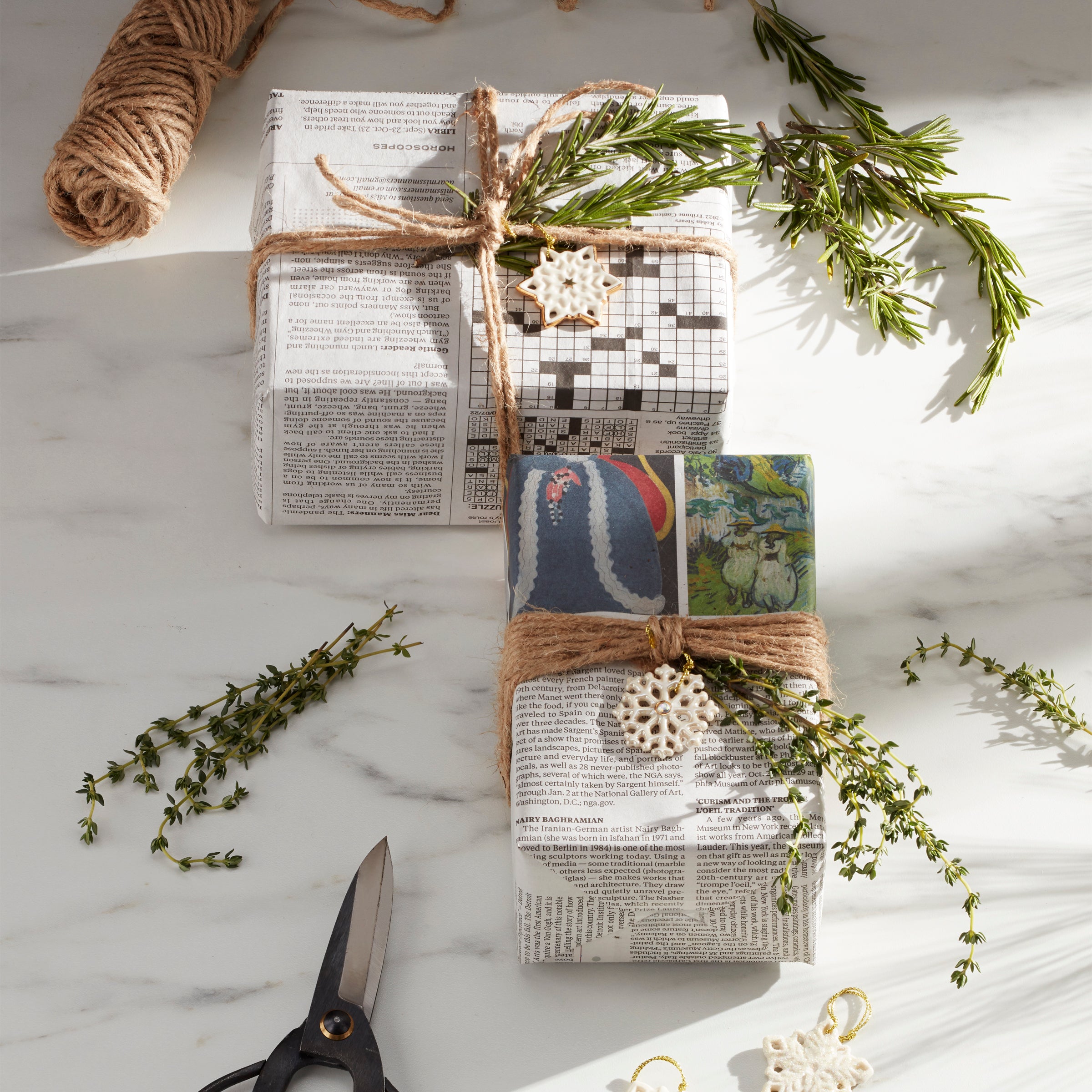 Snowflake Ornament Set - 10 Unique Lenox Tree Decorations