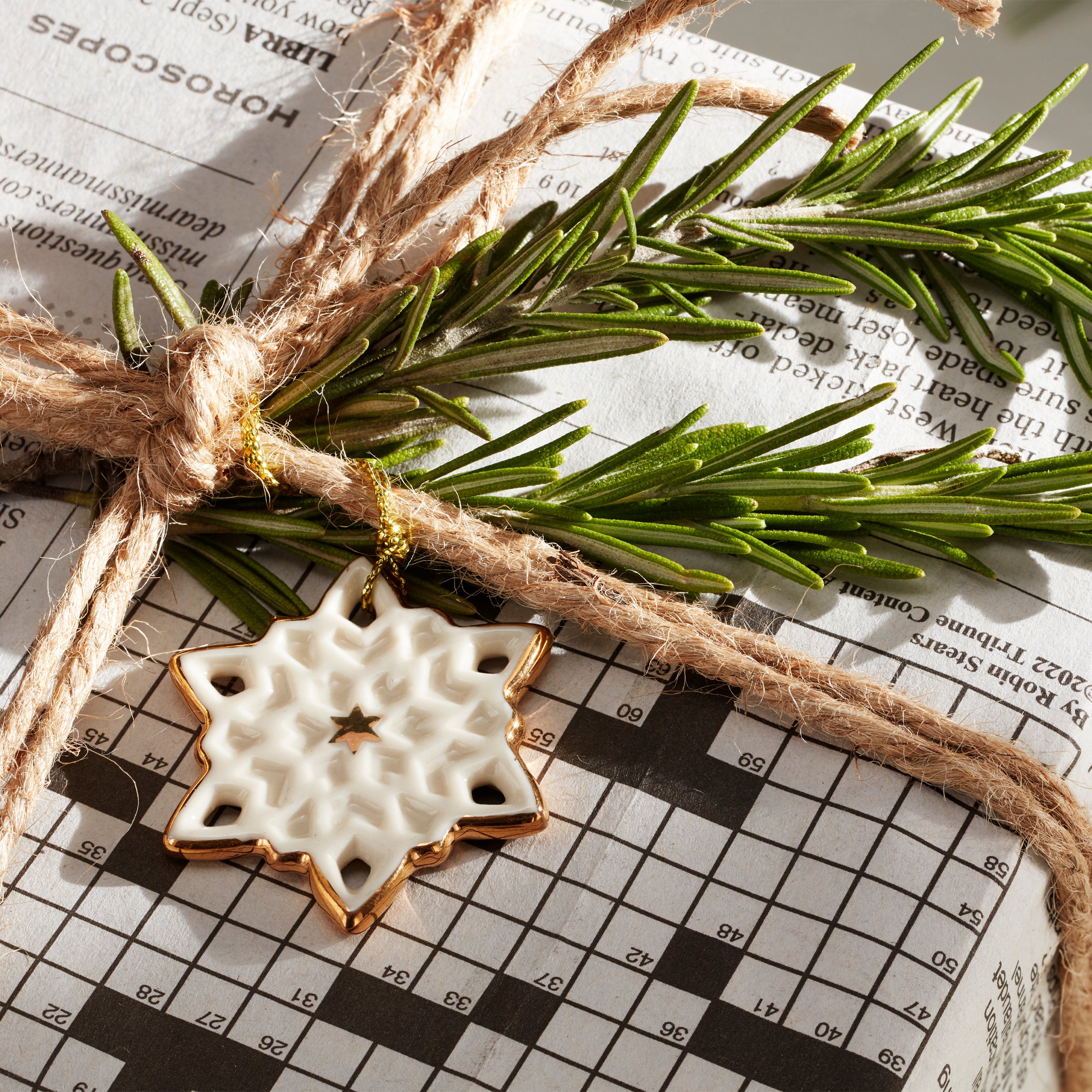 Snowflake Ornament Set - 10 Unique Lenox Tree Decorations