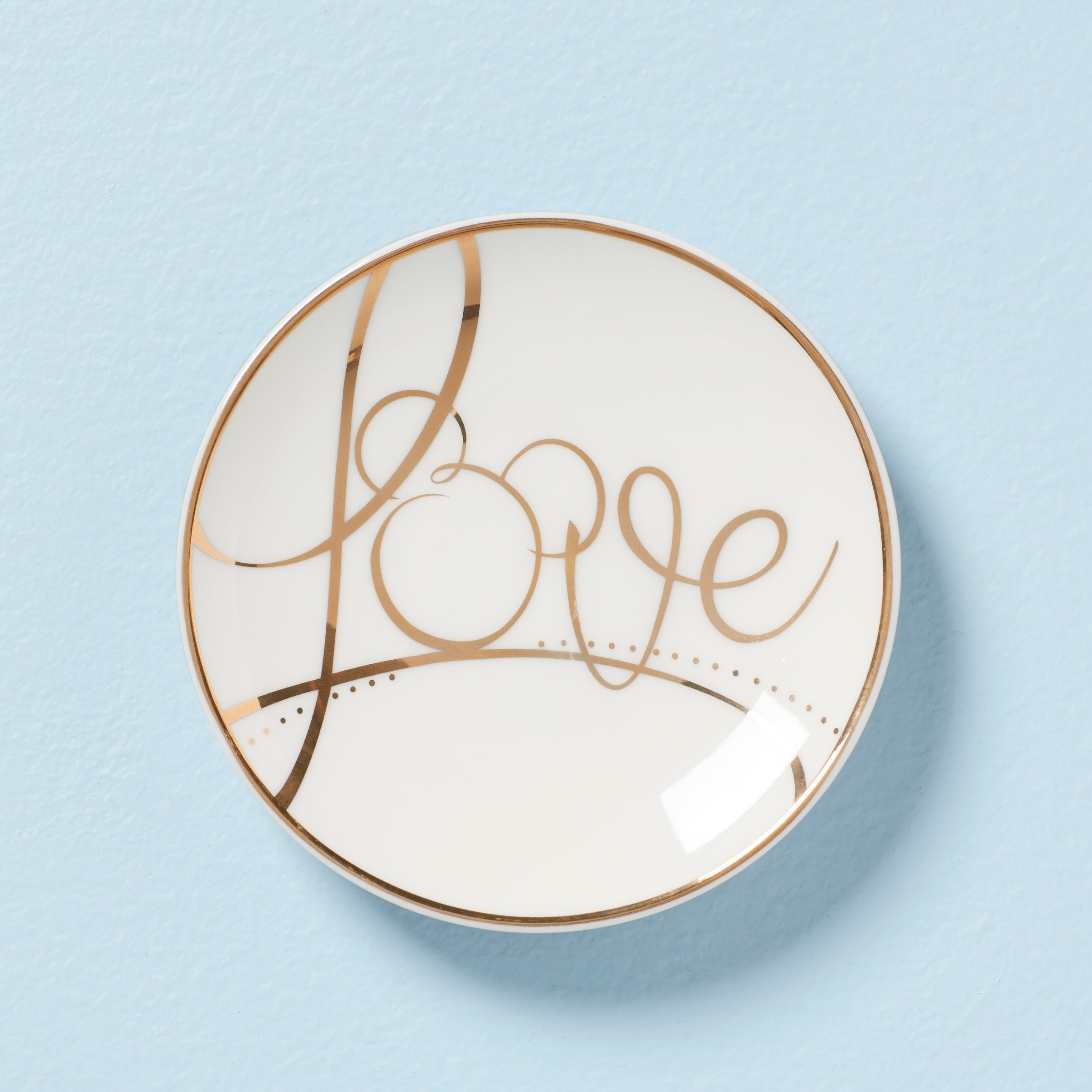 Disney Love Cursive Ring Dish for Jewelry
