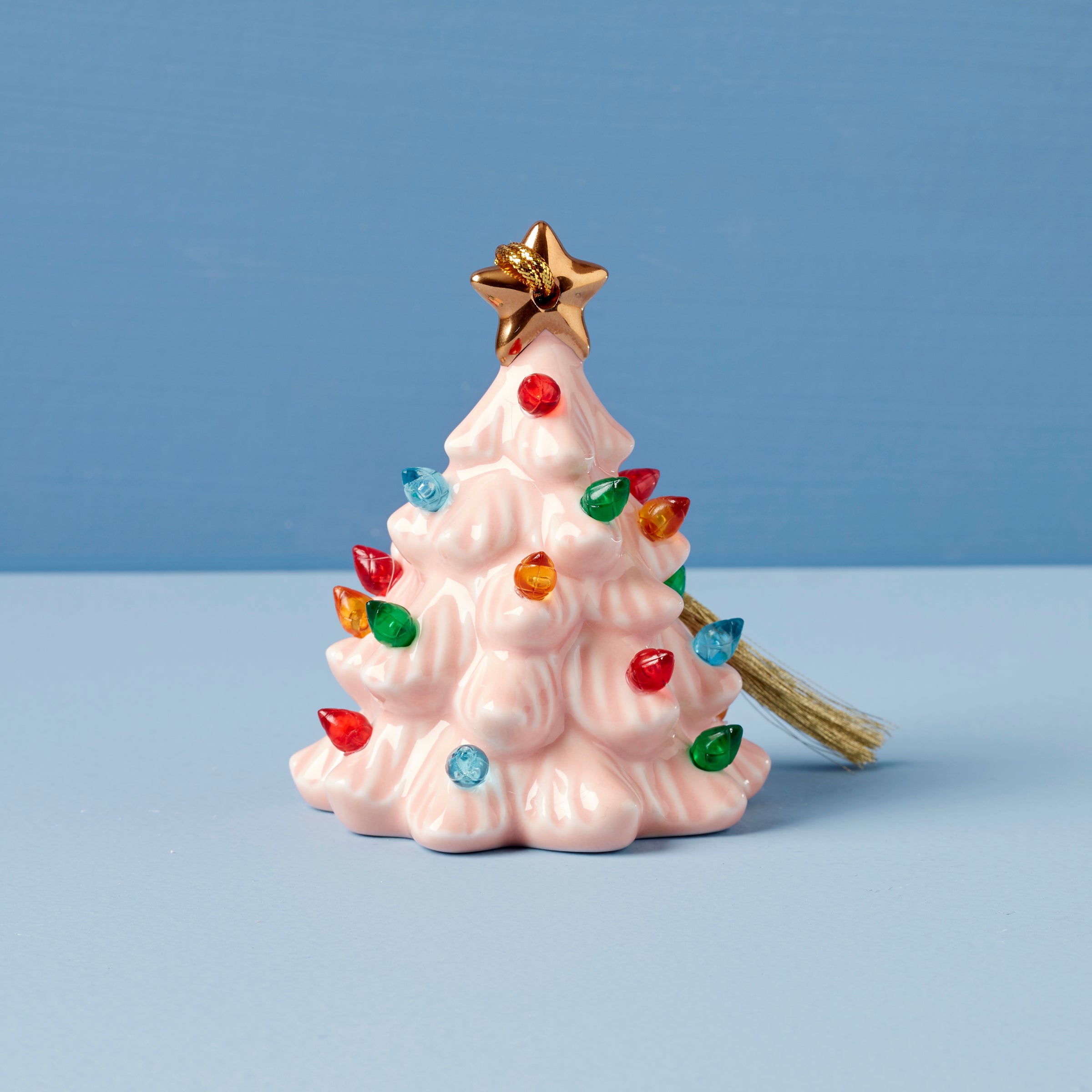 Pink Ceramic Christmas Tree Ornament – Treasured Traditions