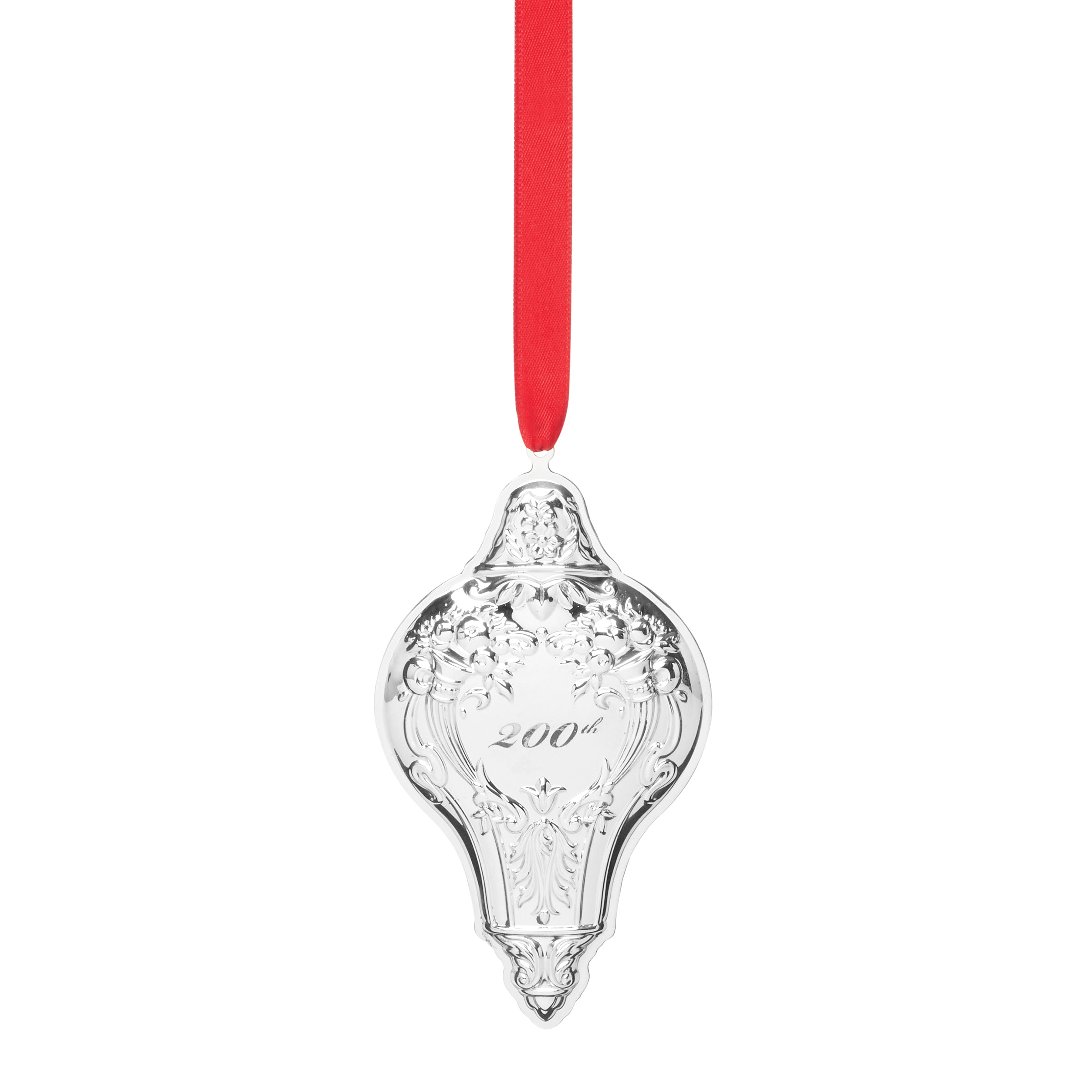 Sterling Silver 200th Anniversary Christmas Ornament