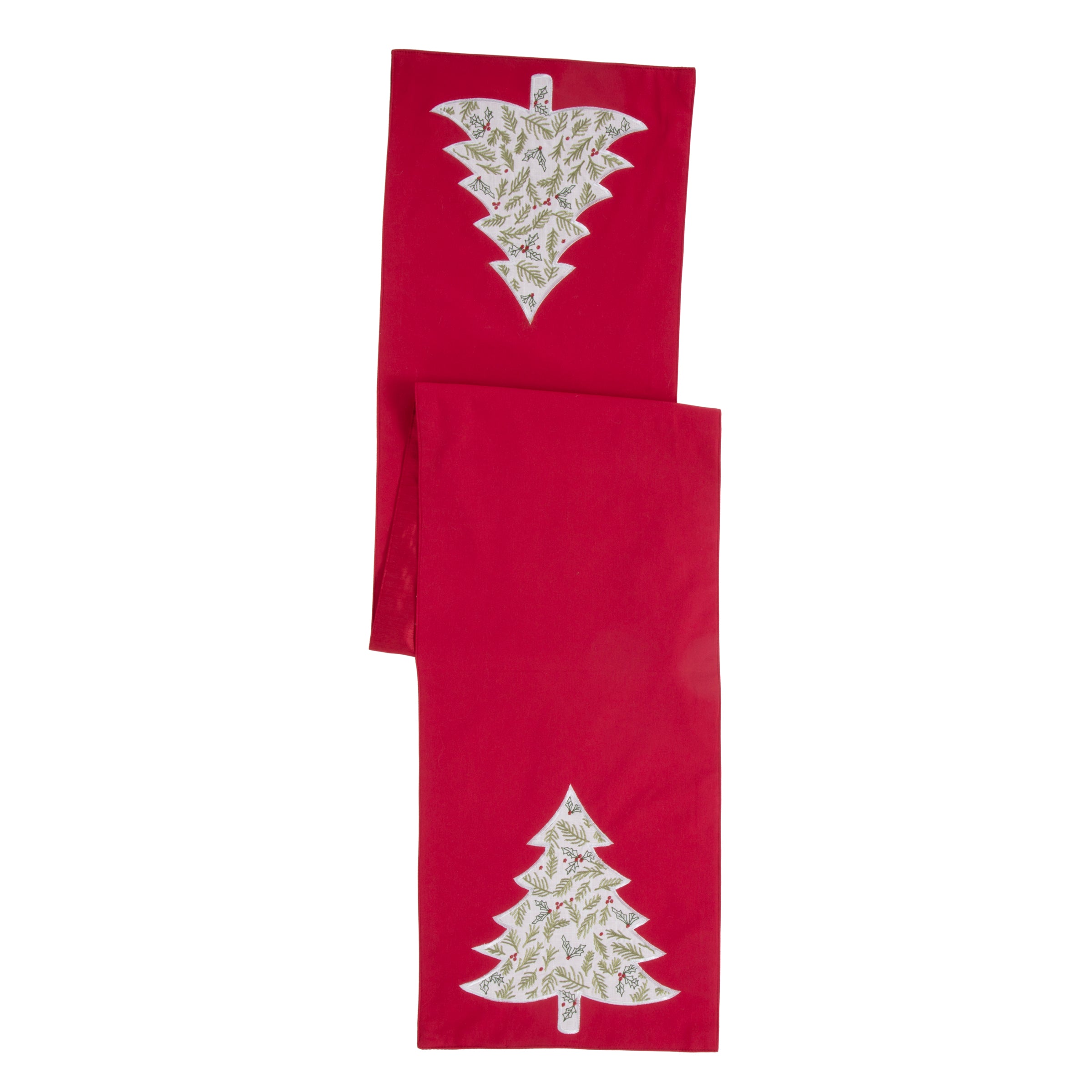 Bayberry Holly & Pine Christmas Table Runner 14x72
