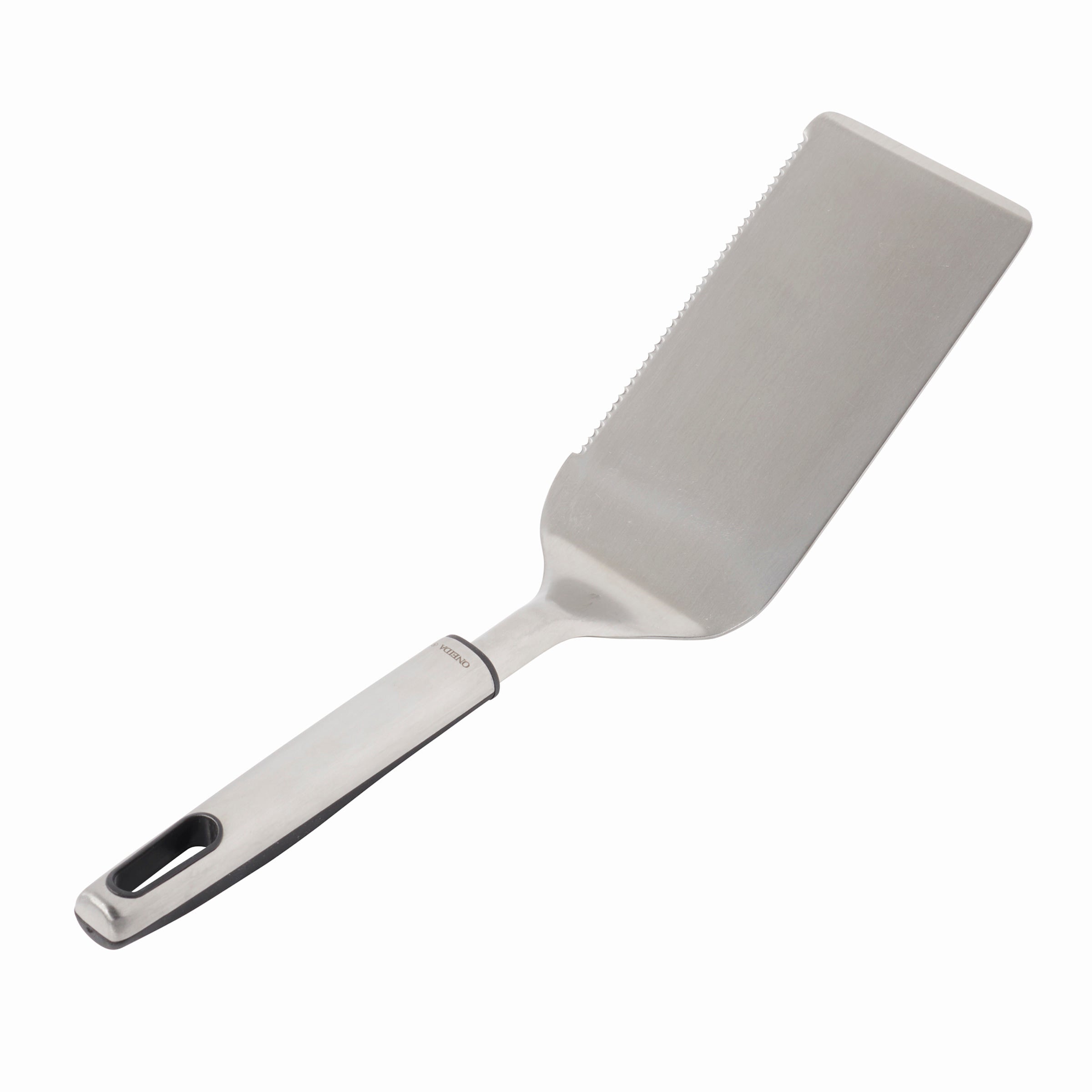 Oneida Stainless Steel Griddle Turner with Serrated Edge & Ergonomic Handle