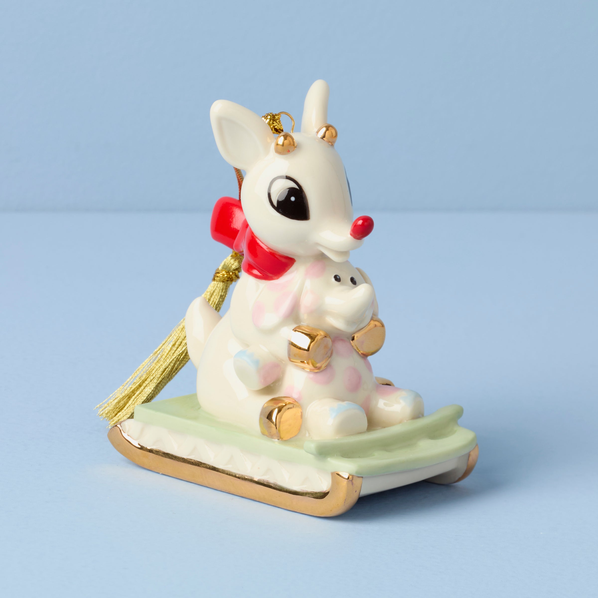 Rudolph and Misfit Elephant Christmas Ornament