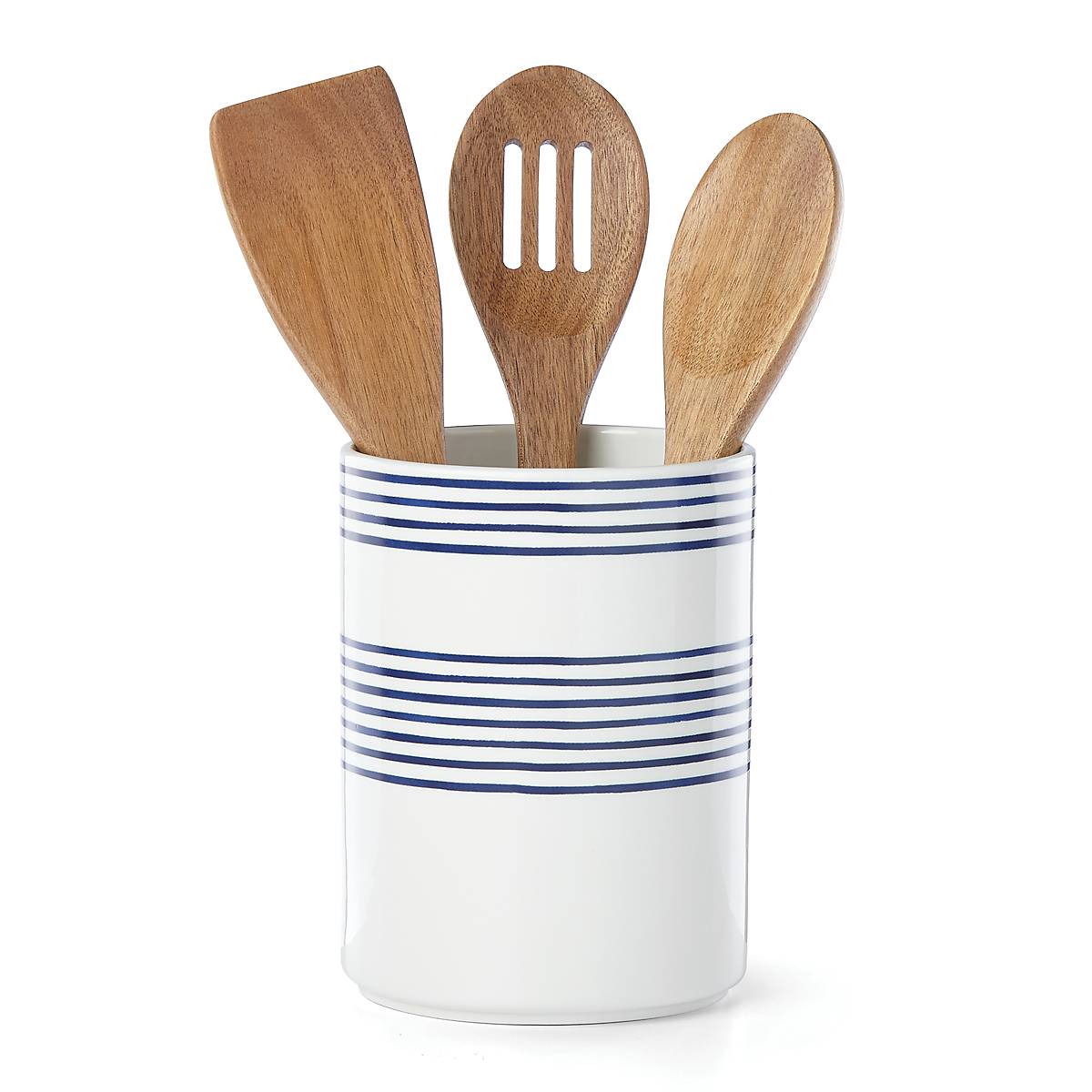 Charlotte Street Ceramic Utensil Holder – Dishwasher Safe Stoneware