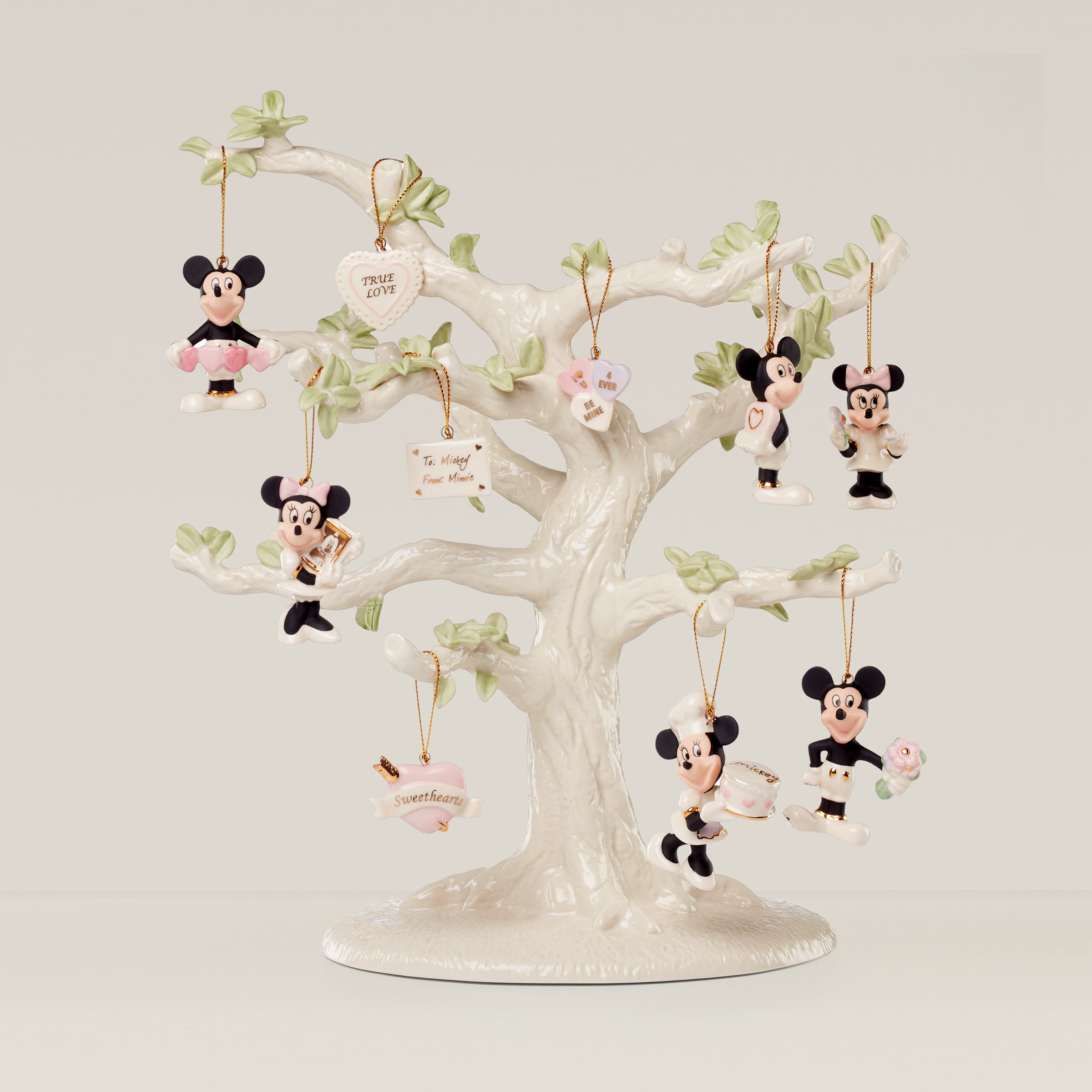Disney Mickey & Minnie Mouse 10-Piece Valentine Ornament Set