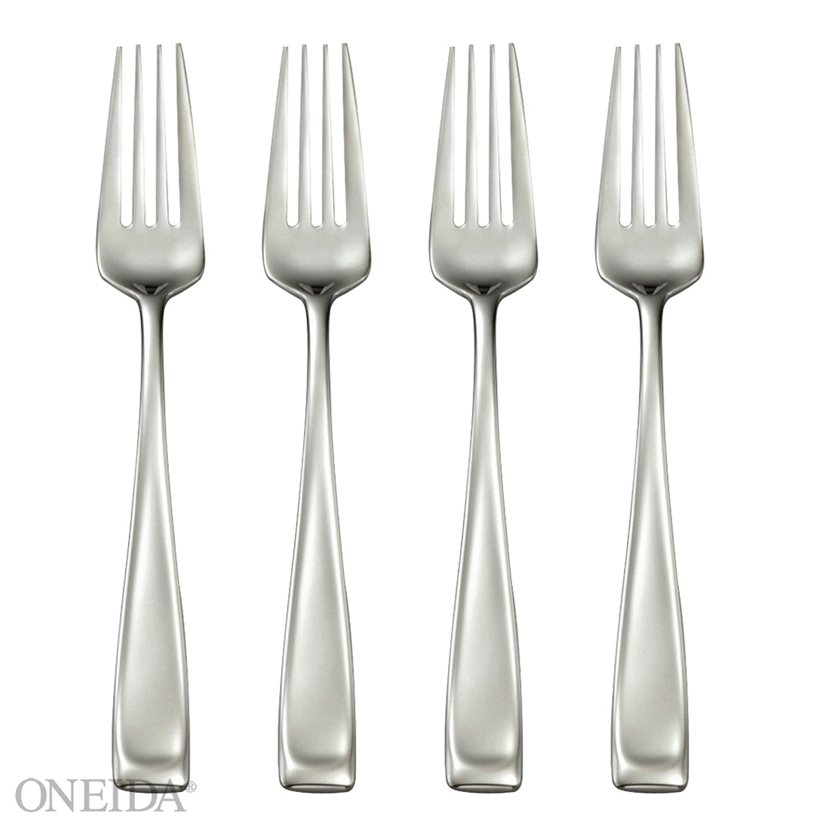 Moda 4-Piece Stainless Steel Salad Fork Set