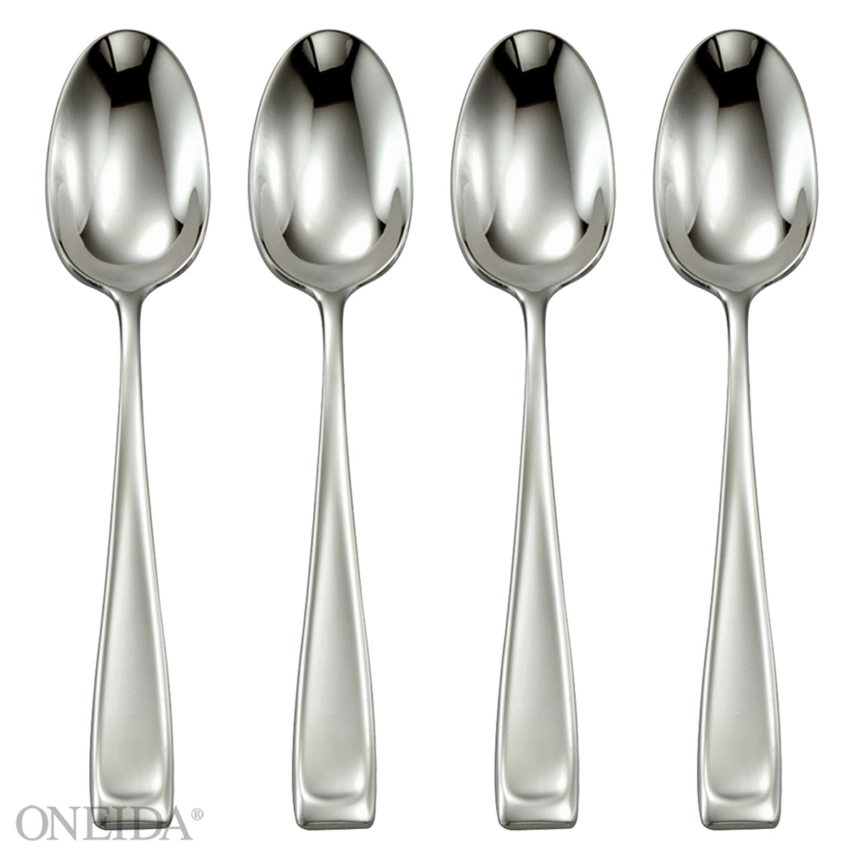 Moda Modern Dinner Spoons - Set of 4 Elegant Cutlery