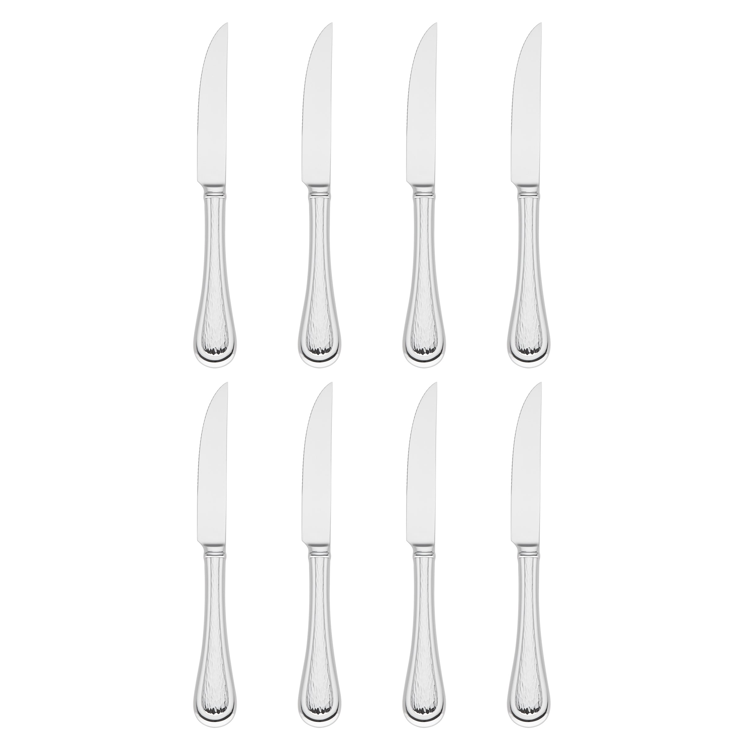 Barlowe 8-Piece Stainless Steel Steak Knife Set - Dishwasher Safe