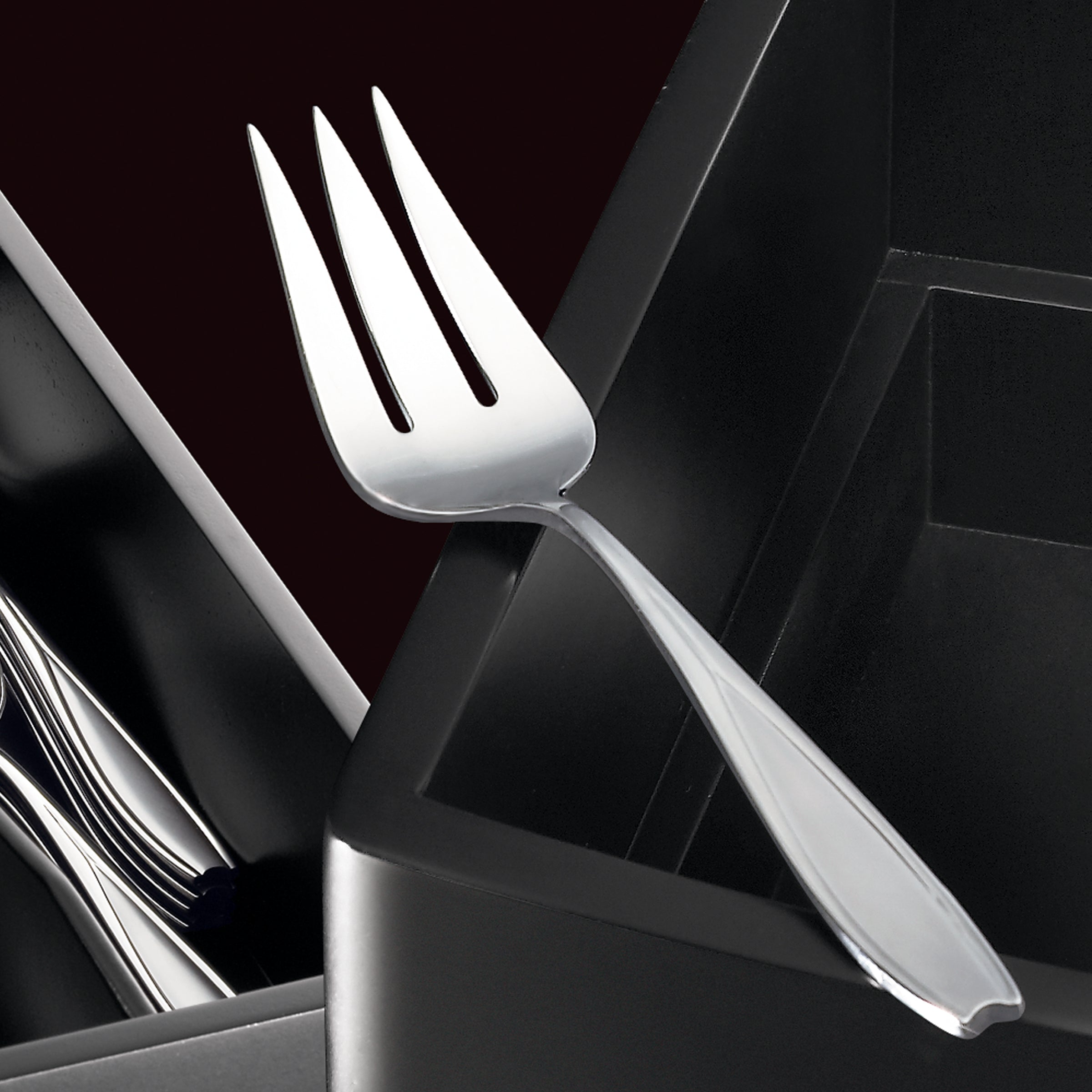Tulip-Shaped Cold Meat Serving Fork for Cheese & Charcuterie