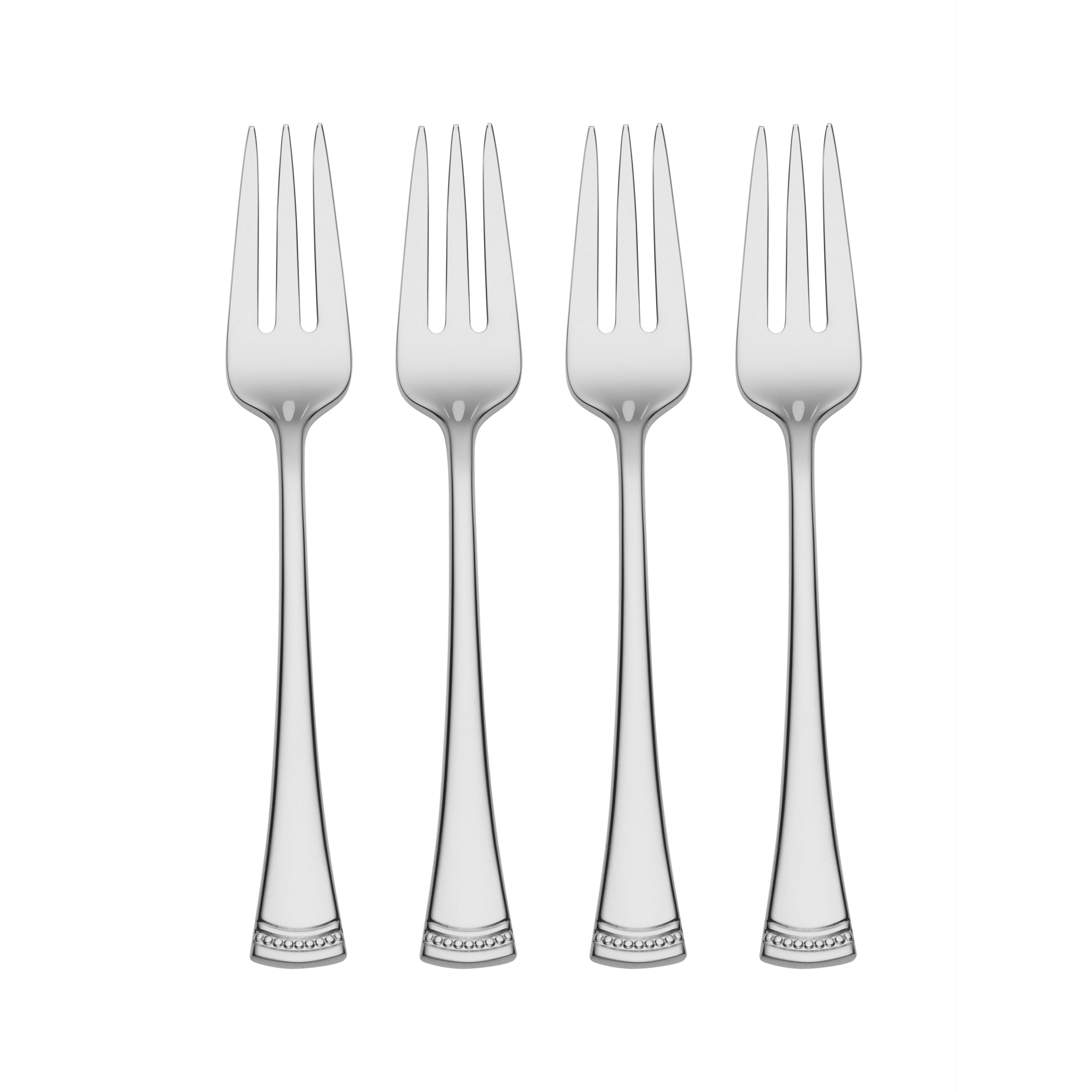 Portola 18/10 Stainless Steel Cocktail Forks - Set of 4