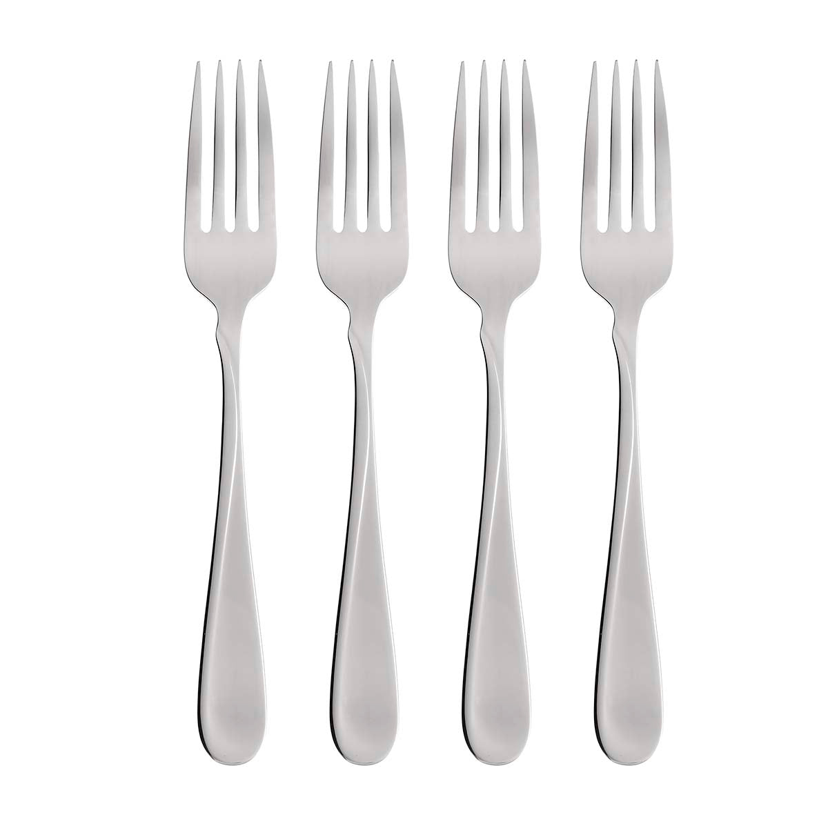 Vintage Flight Dinner Fork Set - Mid-Century 4-Piece Cutlery