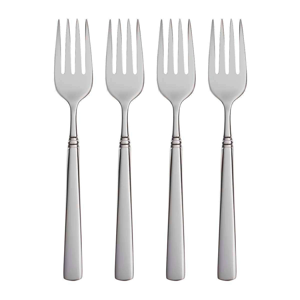 Easton 4-Piece Salad Fork Set - Modern Shaker Design