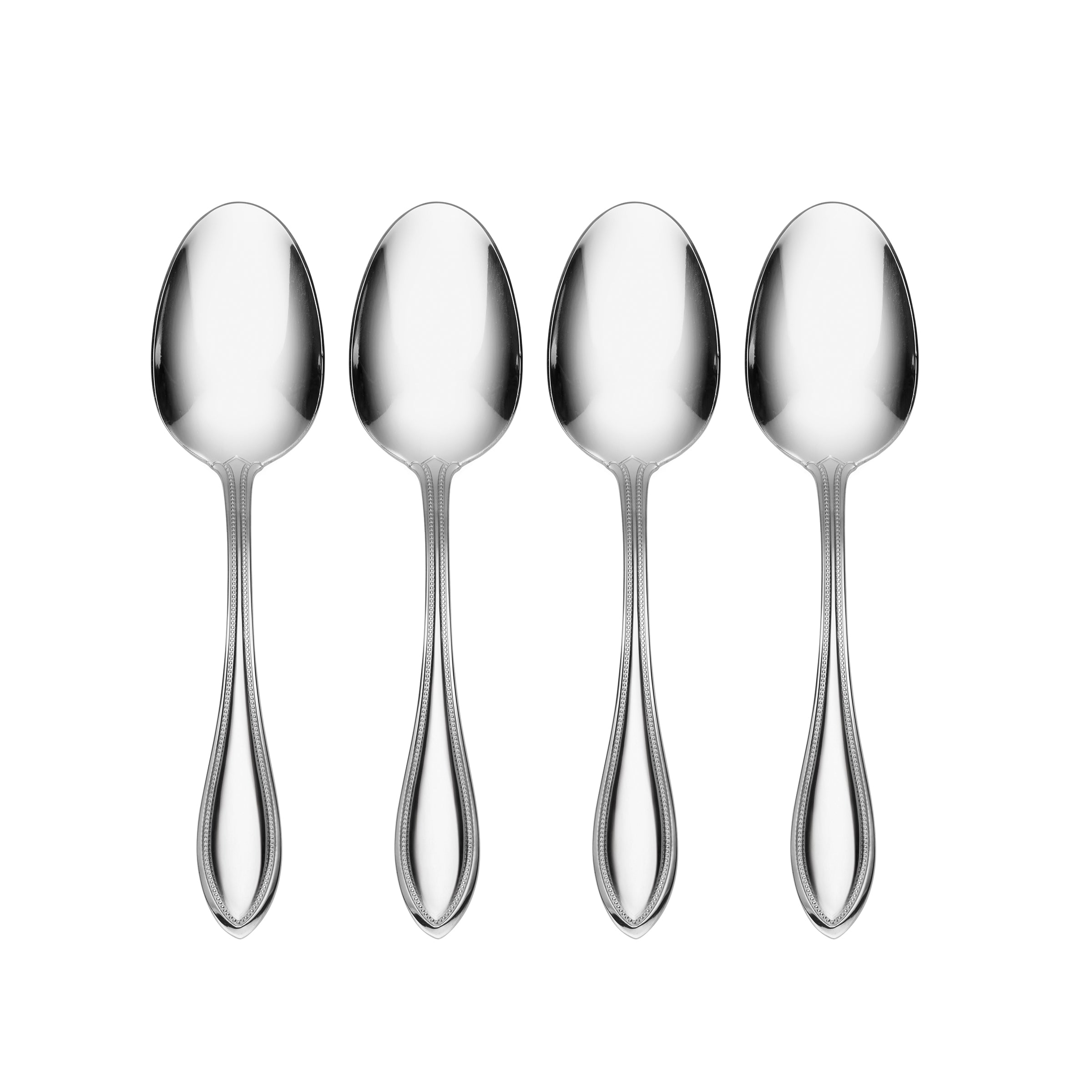American Harmony Beaded Edge Dinner Spoons - Set of 4
