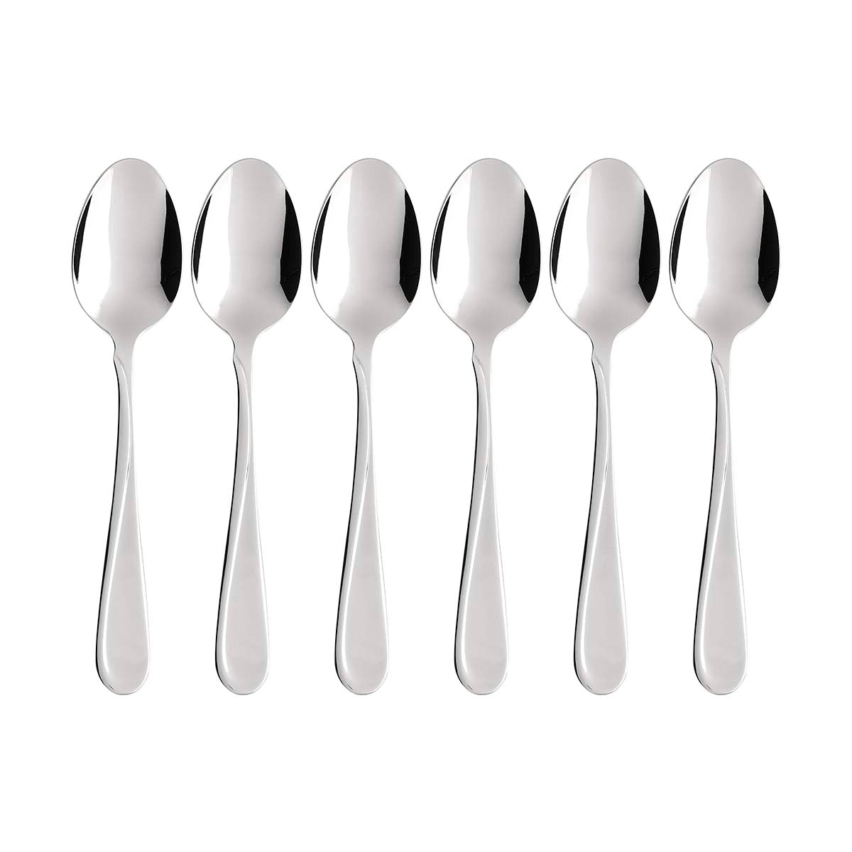 Vintage Flight Teaspoon Set - 6-Piece Mid-Century Design