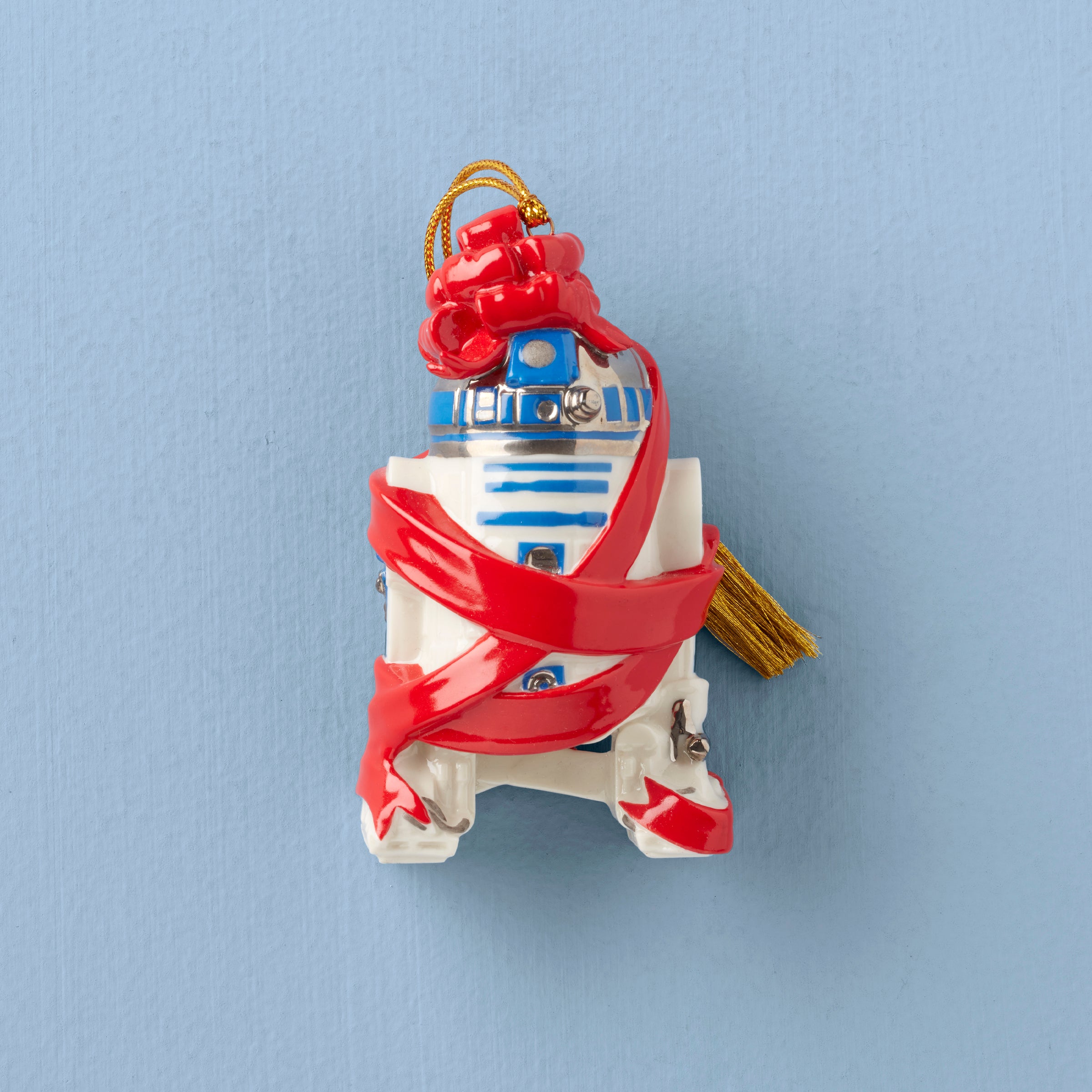 Star Wars R2-D2 Christmas Ornament with Red Bow