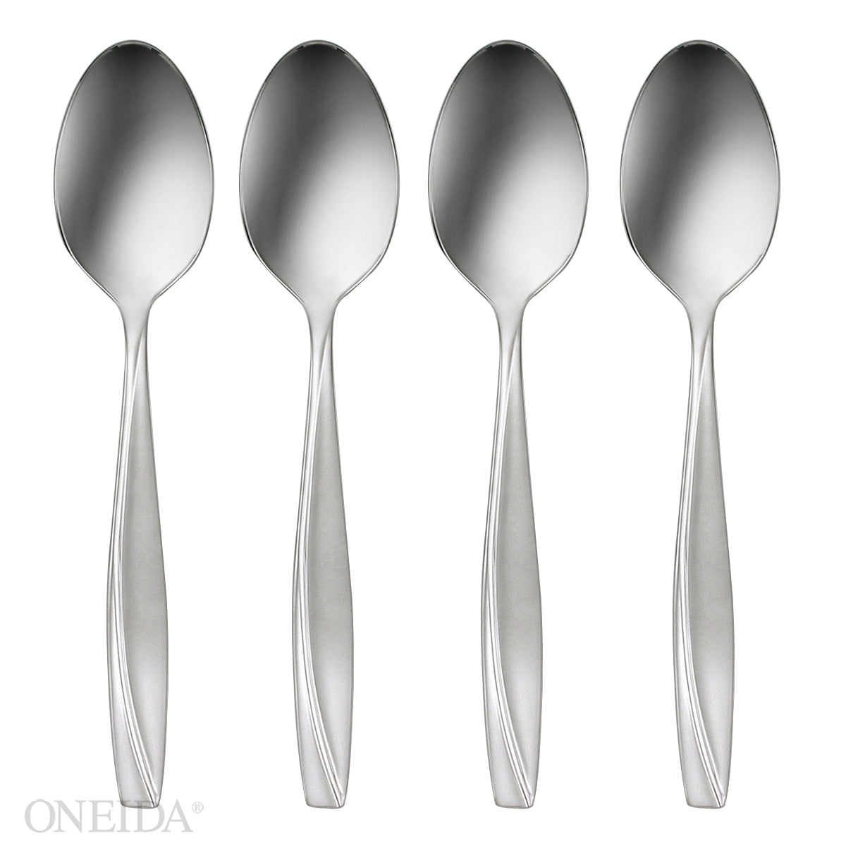 Camlynn Modern Two-Tone Dinner Spoons - Set of 4