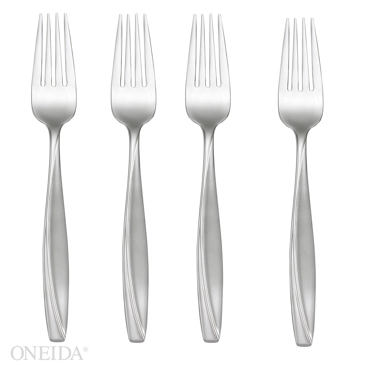 Camlynn Modern Two-Tone Dinner Forks - Set of 4