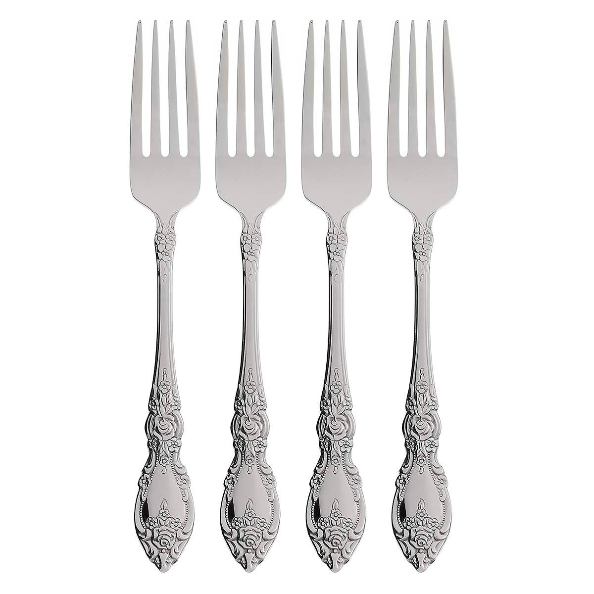 Wordsworth Romantic Floral Dinner Forks - Set of 4