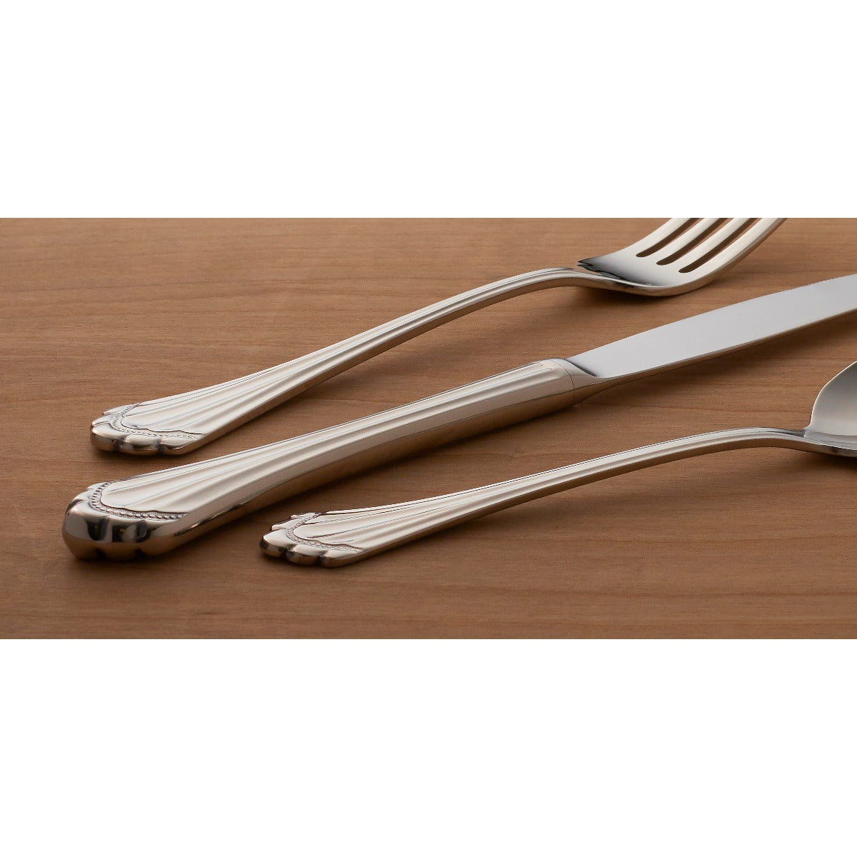 Marquette 18/8 Stainless Steel Dinner Forks - Set of 4