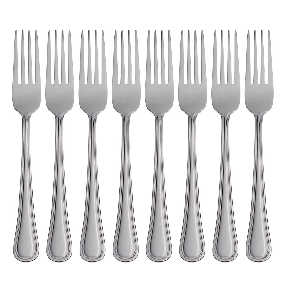 Tress 8-Piece Dinner Fork Set - Classic Fine Dining Cutlery