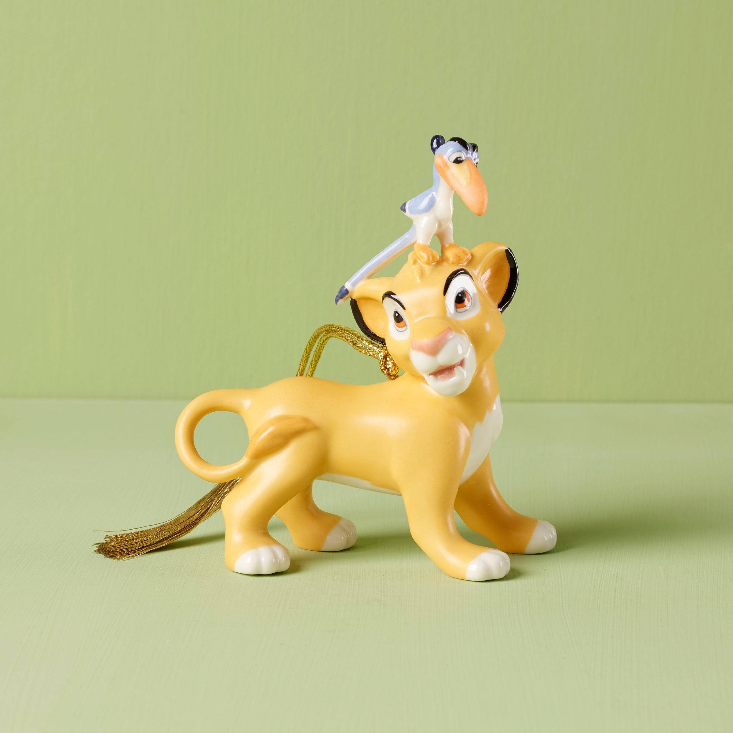 Disney Simba & Zazu Porcelain Christmas Ornament