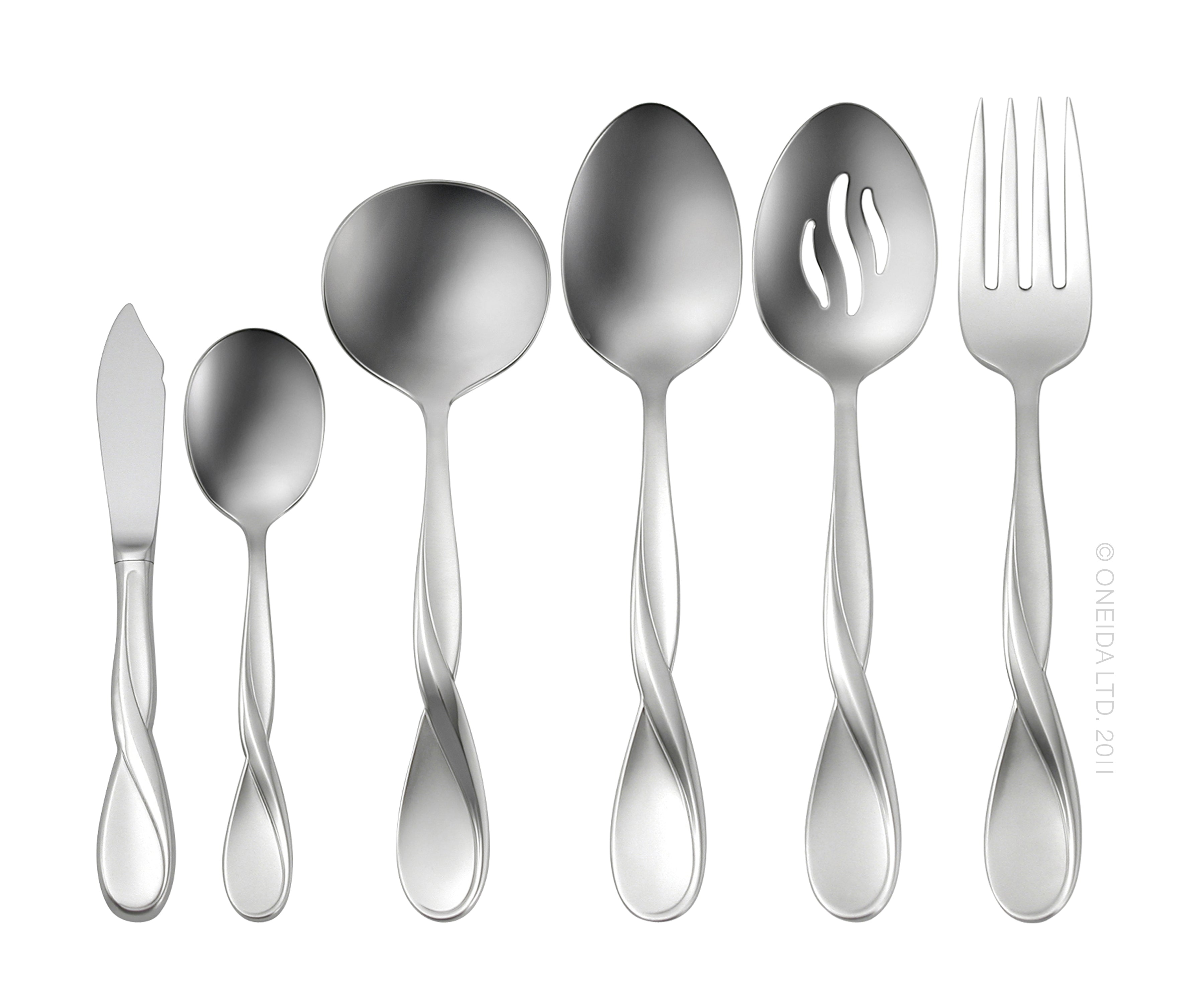 Aquarius Satin Hostess Set - 6 Piece Luxury Tableware