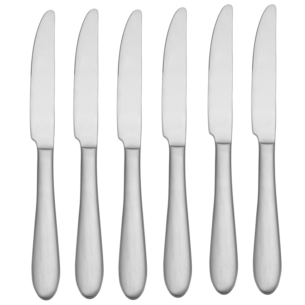 Vale 6-Piece Dinner Knife Set - Handcrafted Elegance