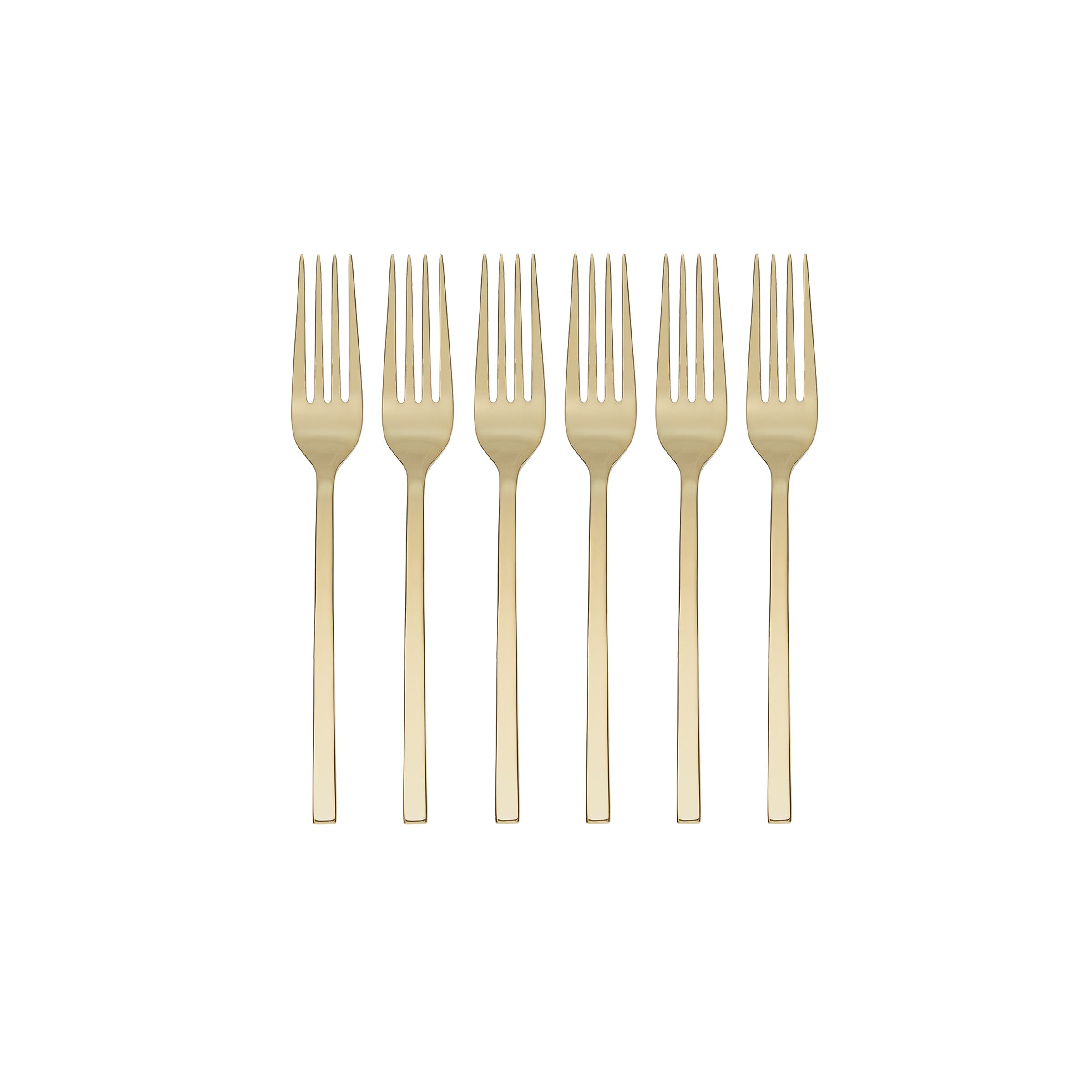 Allay Champagne Dinner Forks - Set of 6 for Elegant Dining