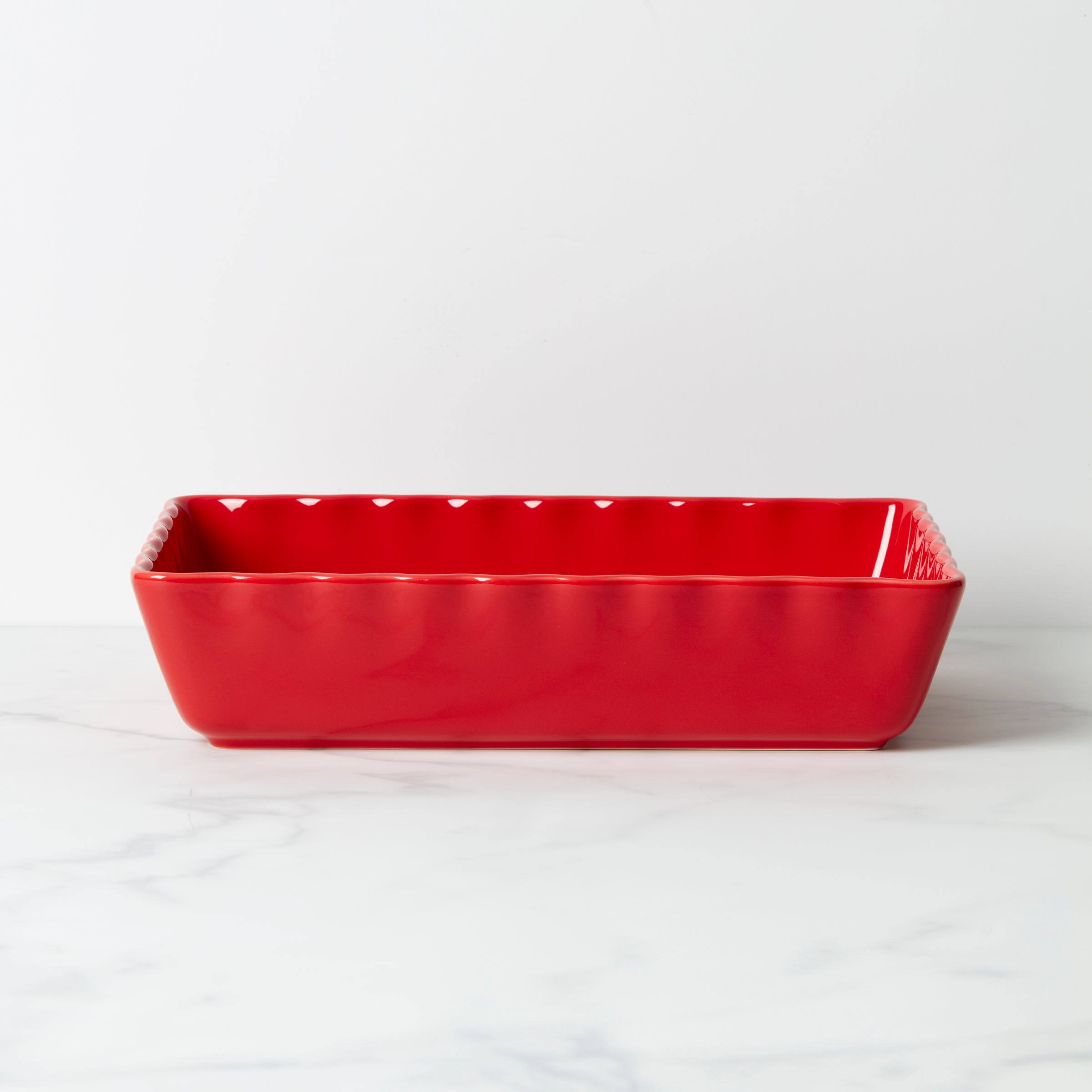 Kate Spade New York Red Rectangle Baking Dish - Oven Safe