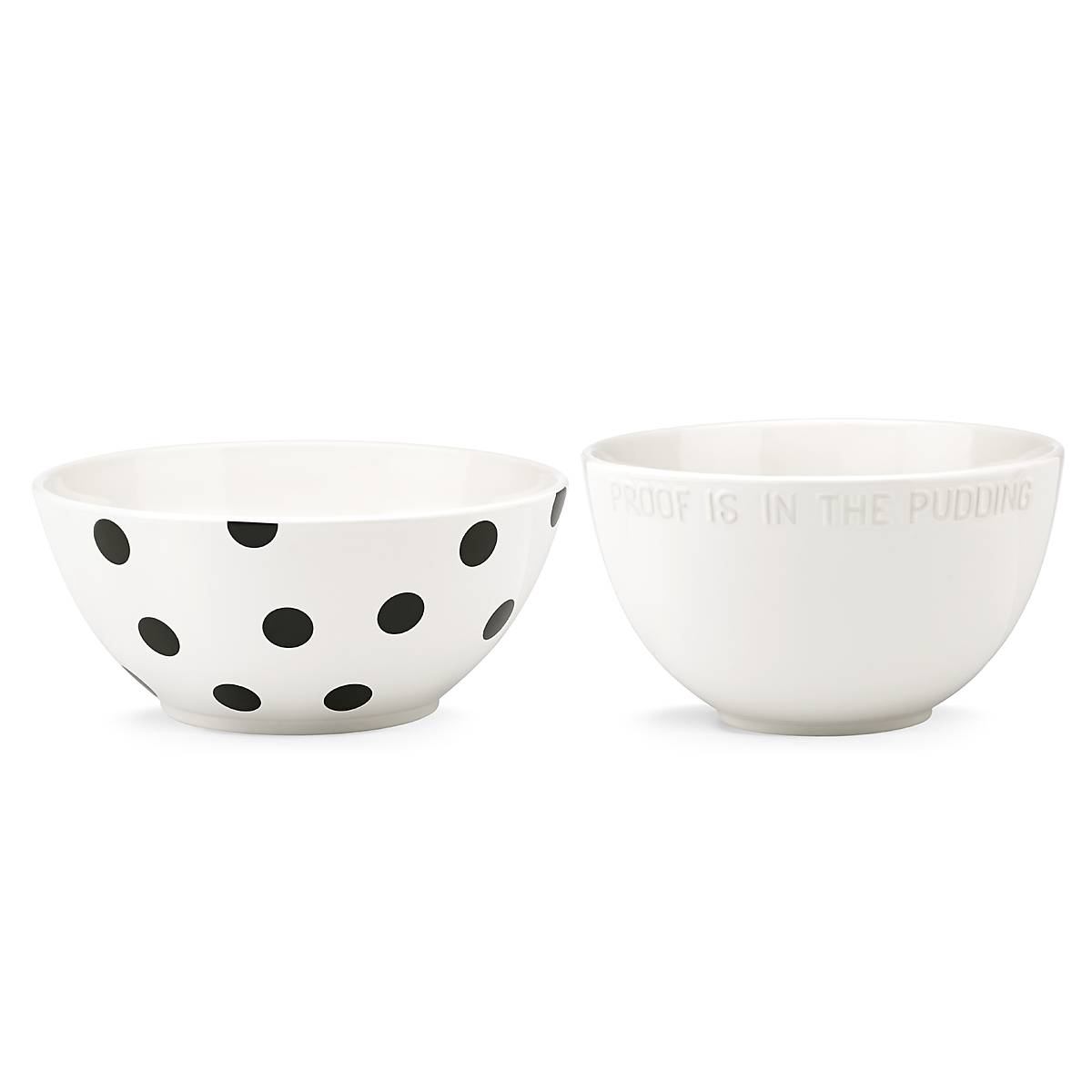 Kate Spade Deco Dot Stainless Steel Mixing Bowl Set - 2-Piece