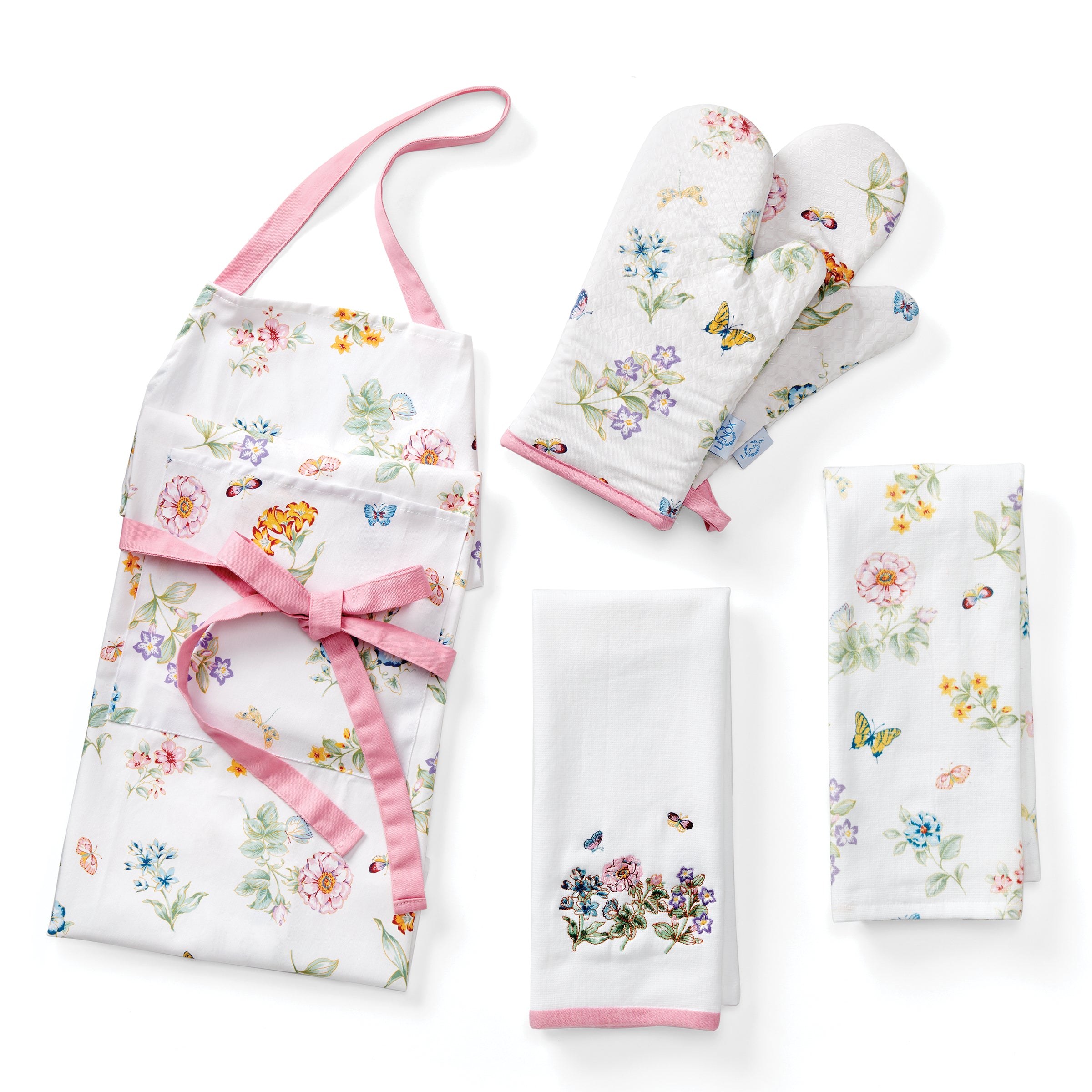Butterfly Meadow Floral Kitchen Gift Set - 5 Piece Collection