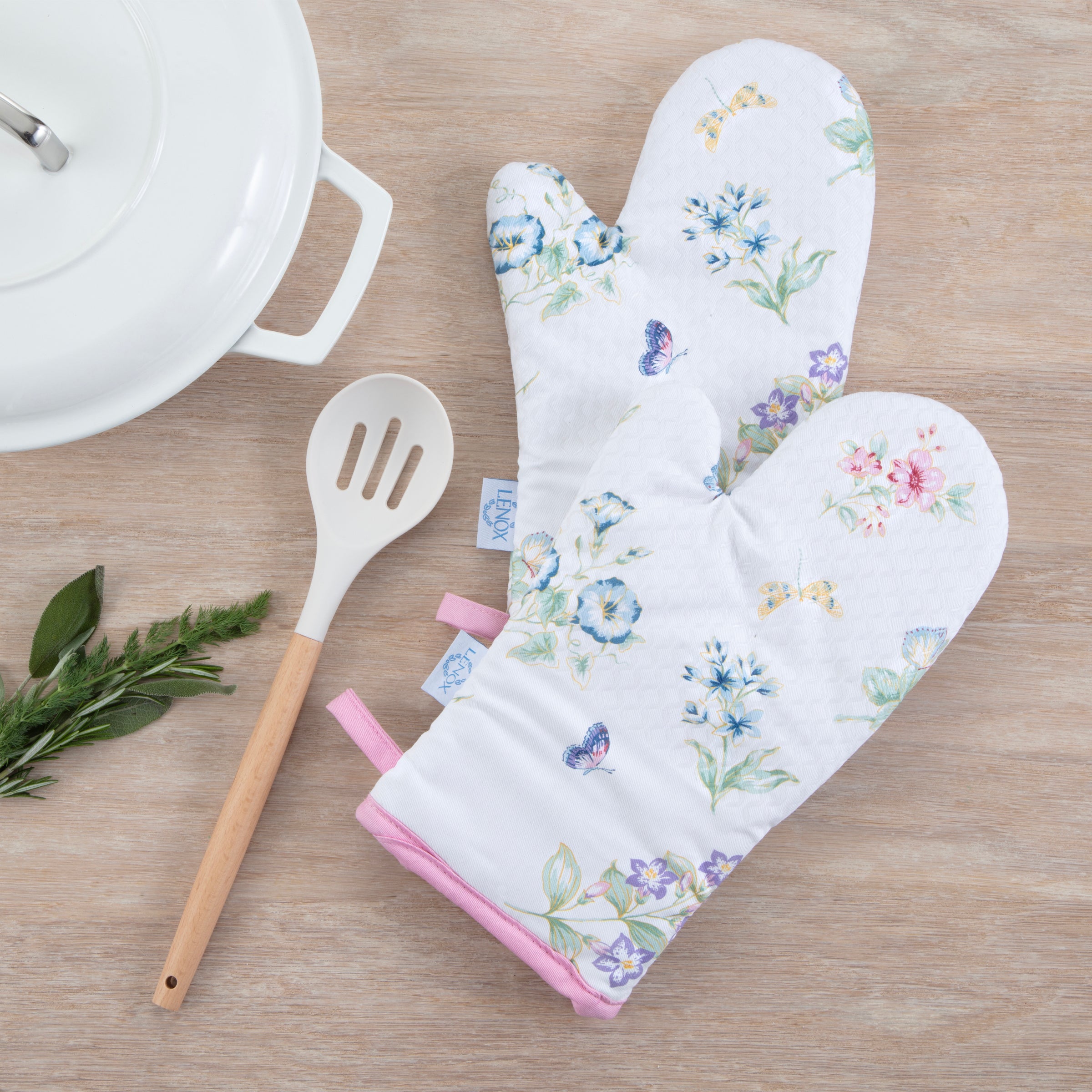 Butterfly Meadow Floral Kitchen Gift Set - 5 Piece Collection