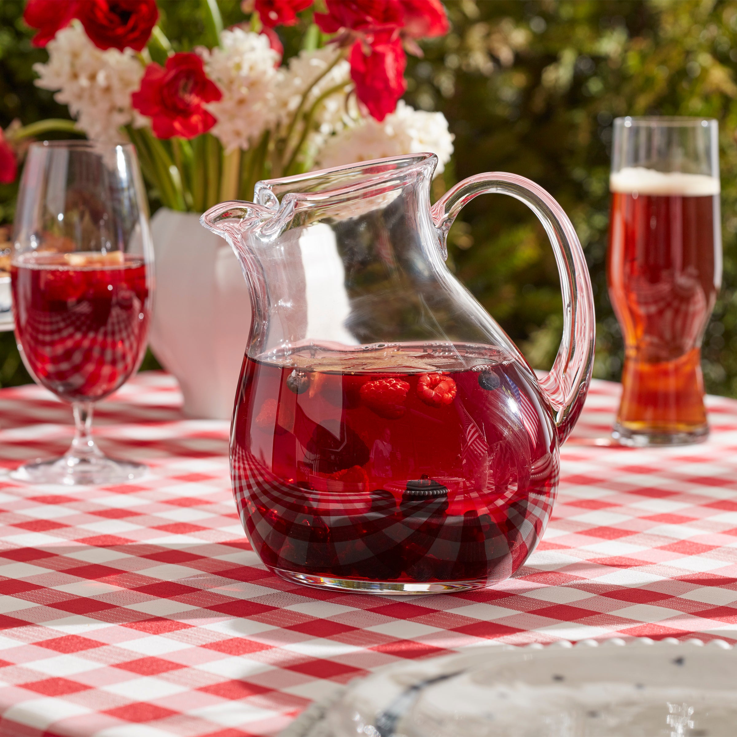 Tuscany Classics Glass Party Pitcher for Cocktails & Punch
