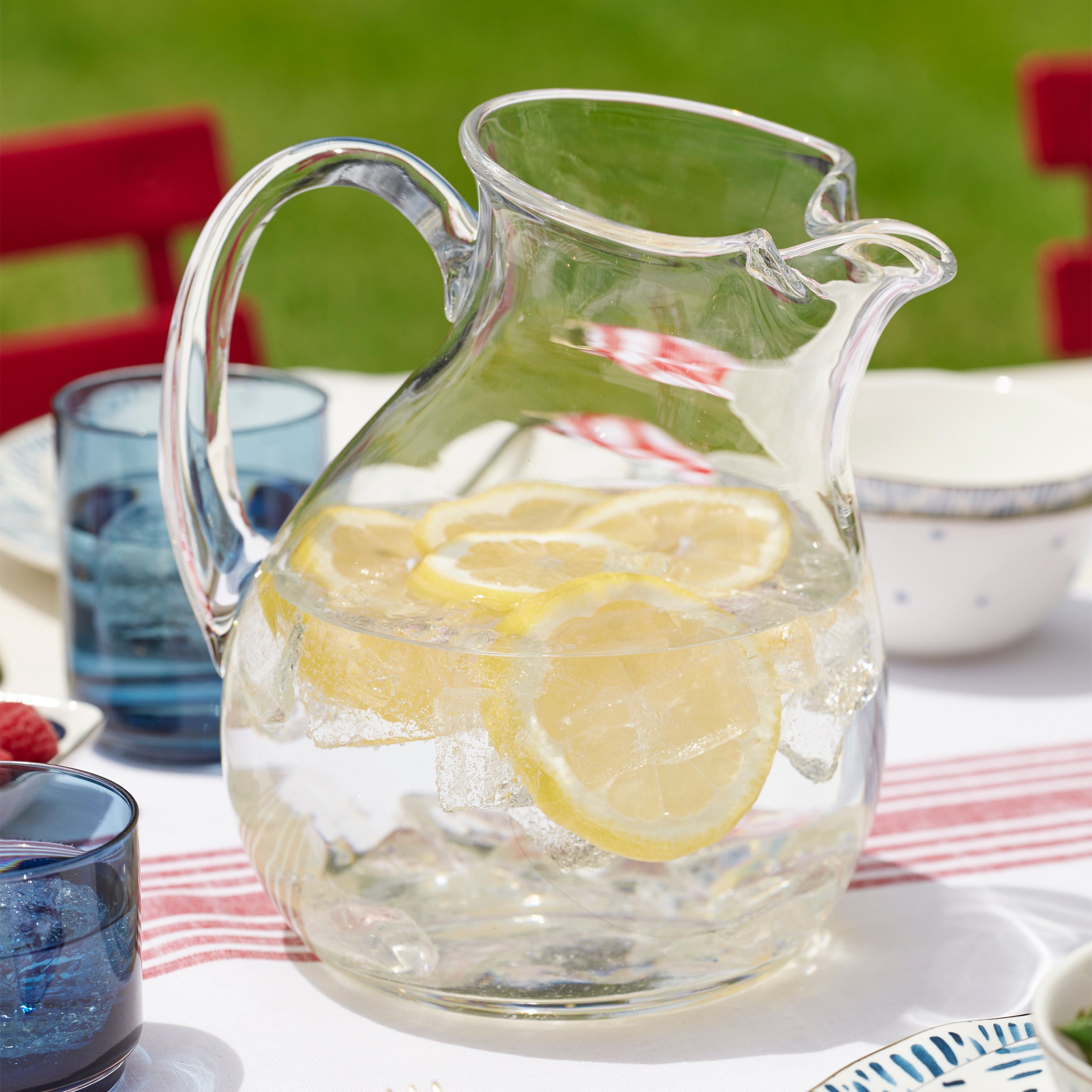 Tuscany Classics Glass Party Pitcher for Cocktails & Punch