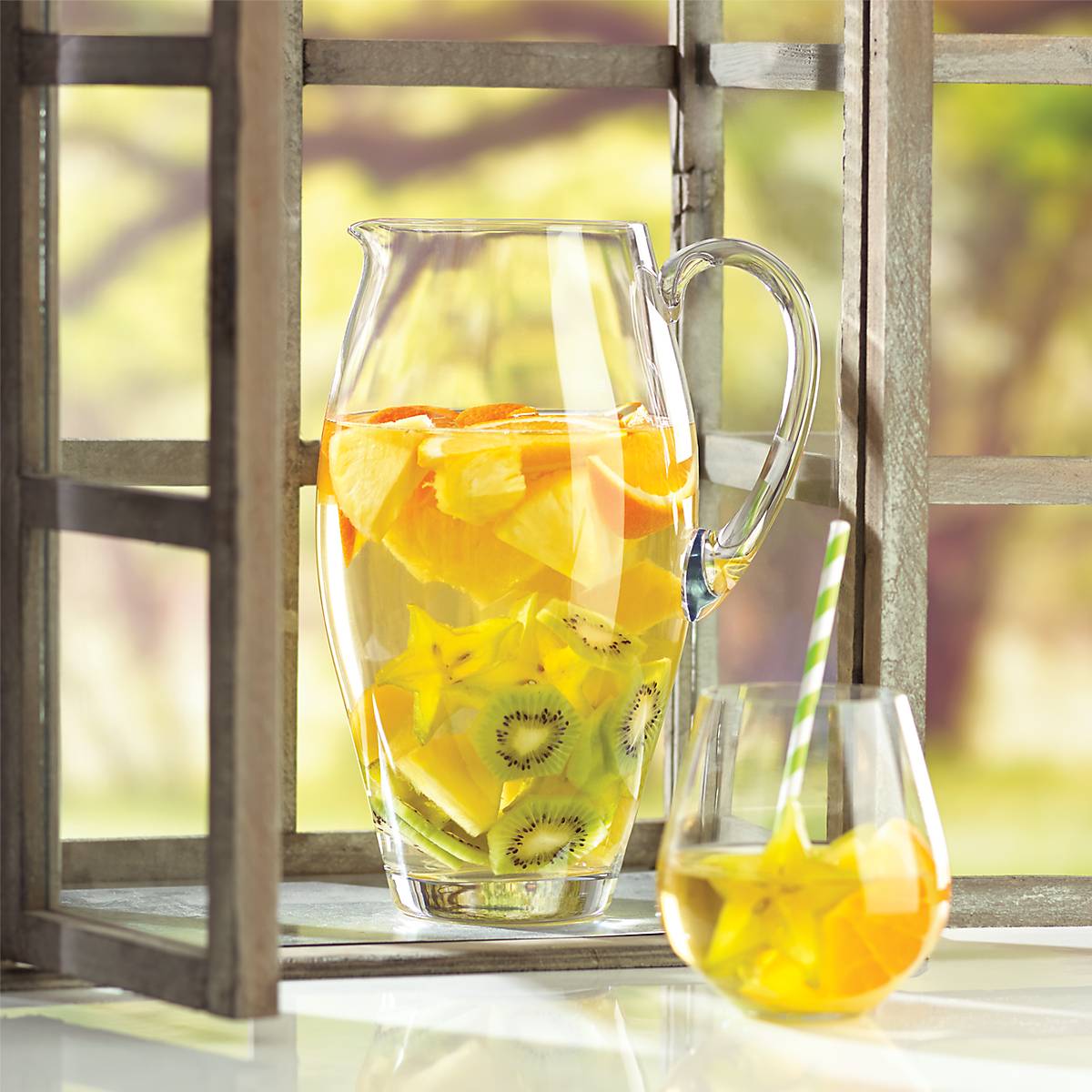 Tuscany Classics Glass Pitcher for Iced Tea & Water