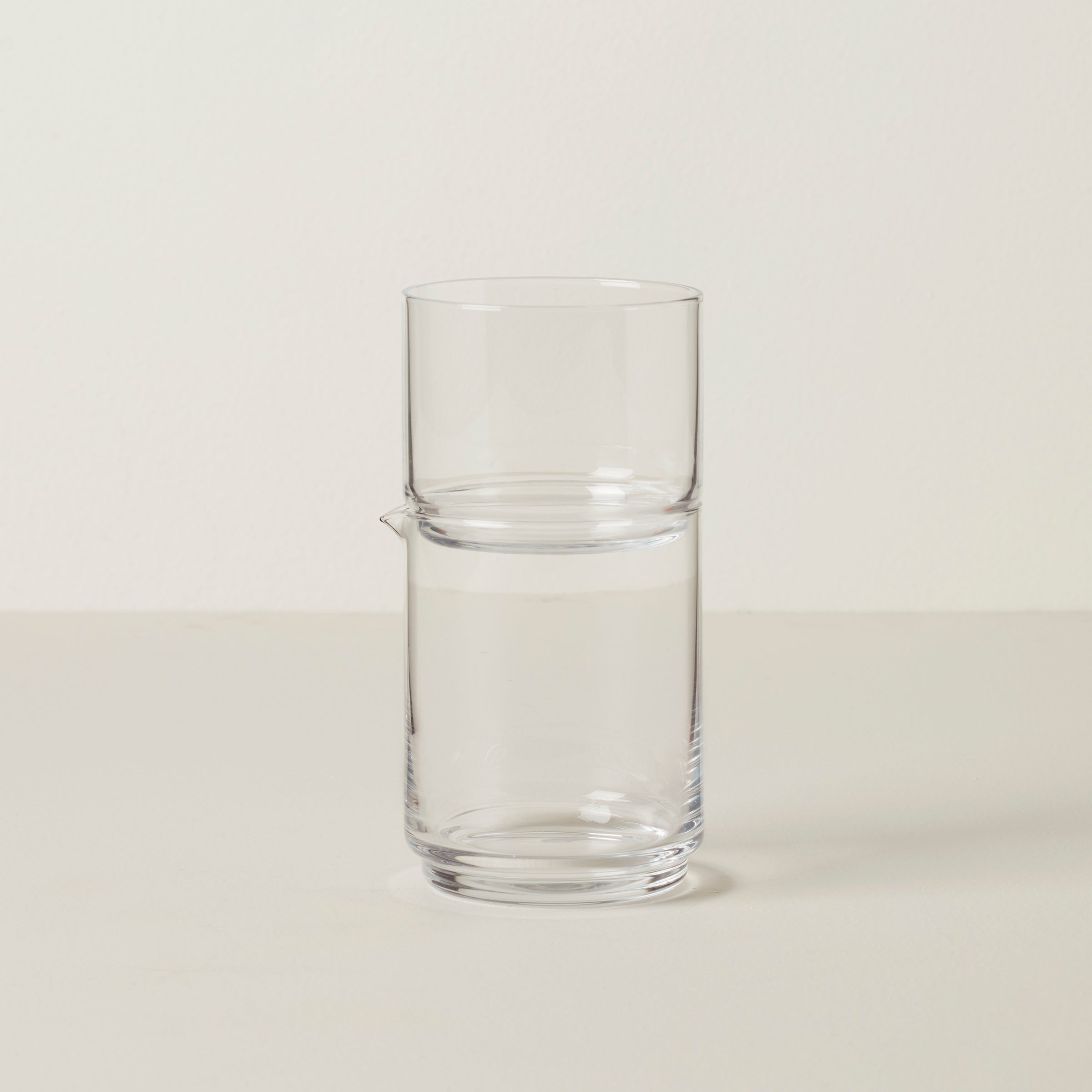 Tuscany Classics Stackable Glass Carafe Set for Kitchen