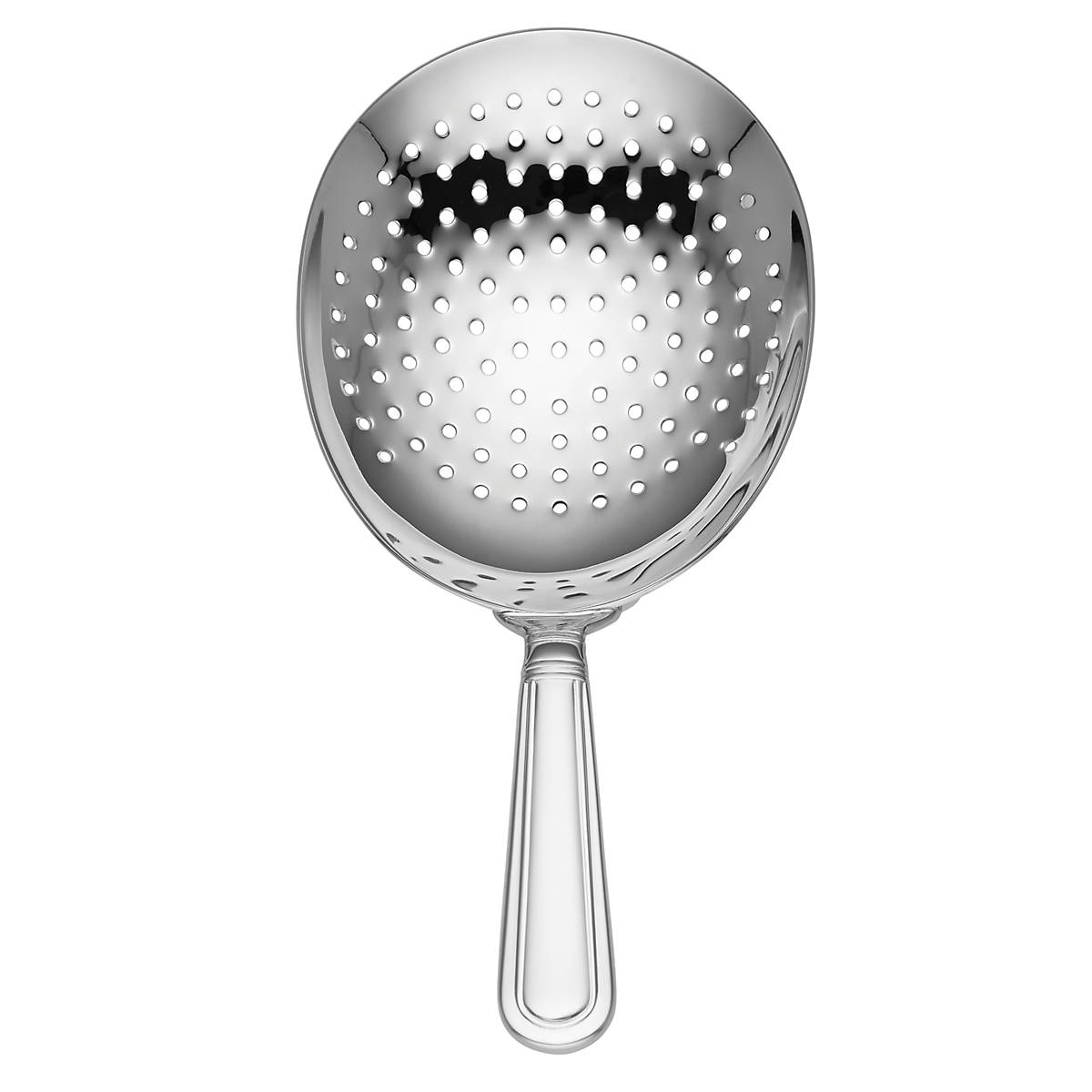 August Julep Strainer - 19th-Century Inspired Bar Tool with Slotted Bowl