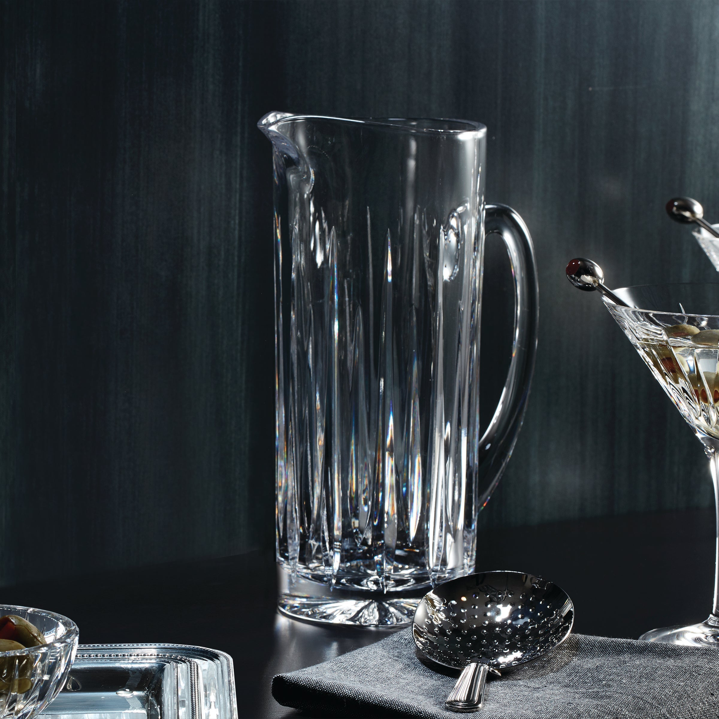 Soho Crystal Bar Pitcher for Cocktails & Lemonade