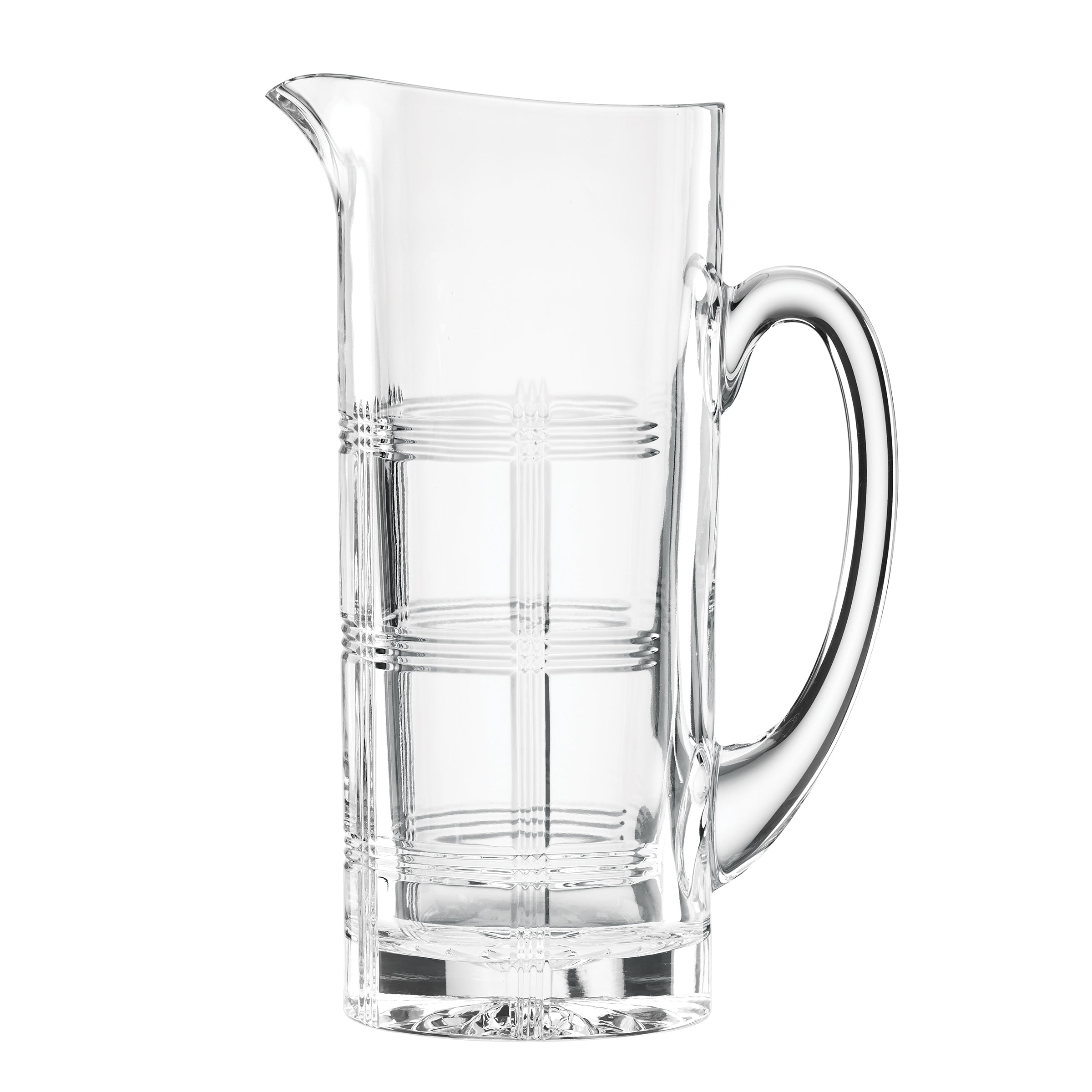 Hudson Hand-Cut Crystal Pitcher for Barware & Entertaining