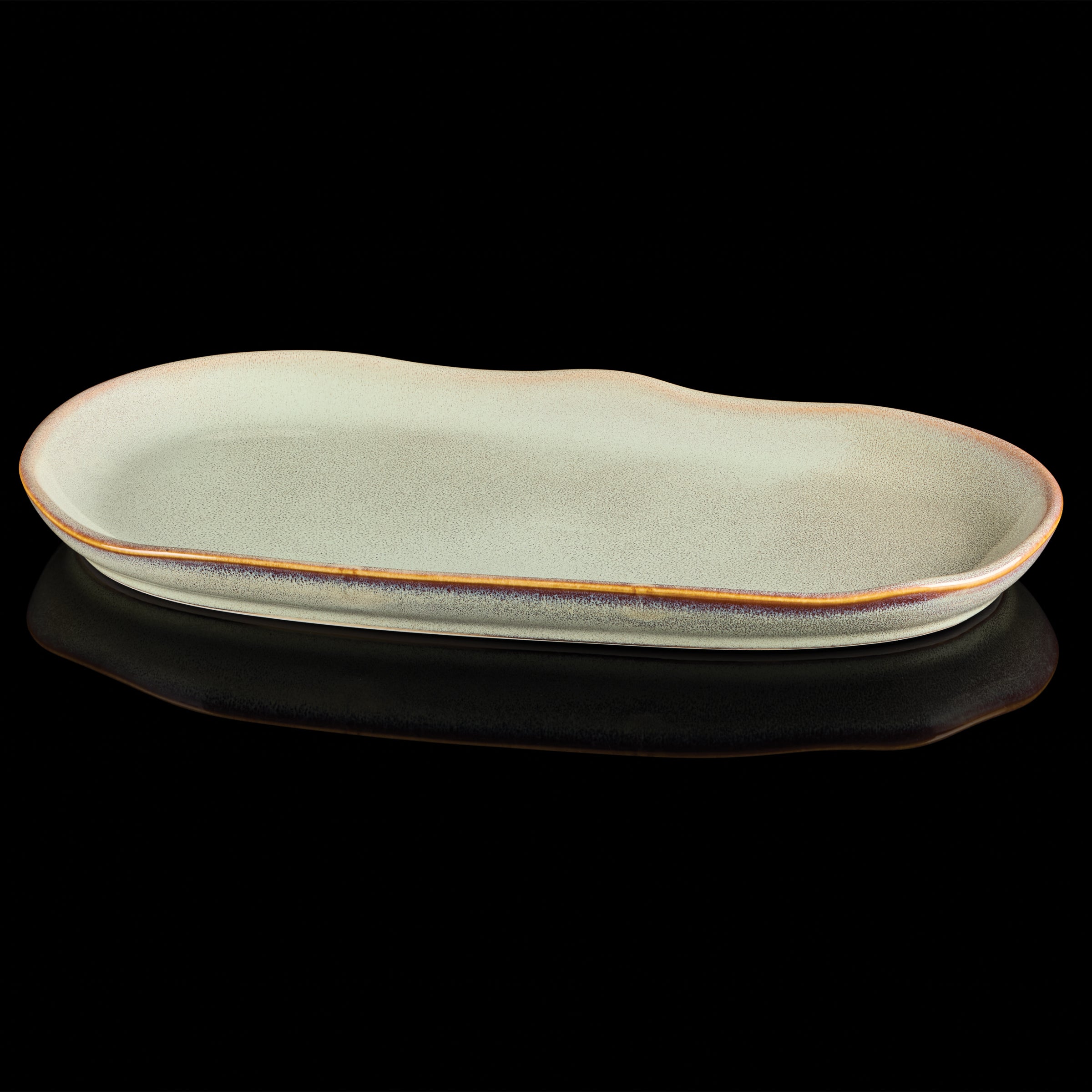 Organic Shades Green Stoneware Serving Set - 2-Piece Dishwasher Safe