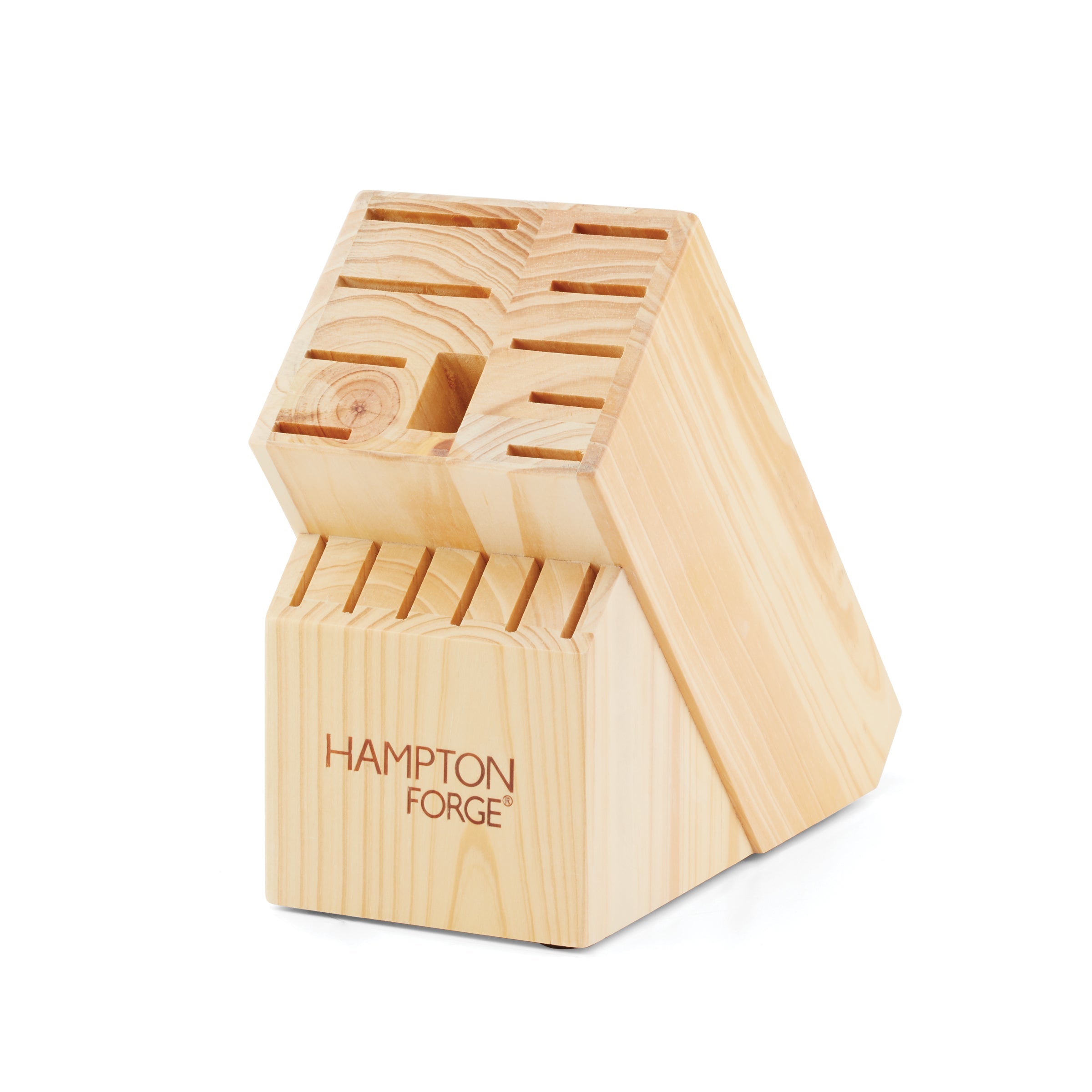 Epicure Pistachio 17-Piece Knife Block Set - Sharp Blades & Soft Grip