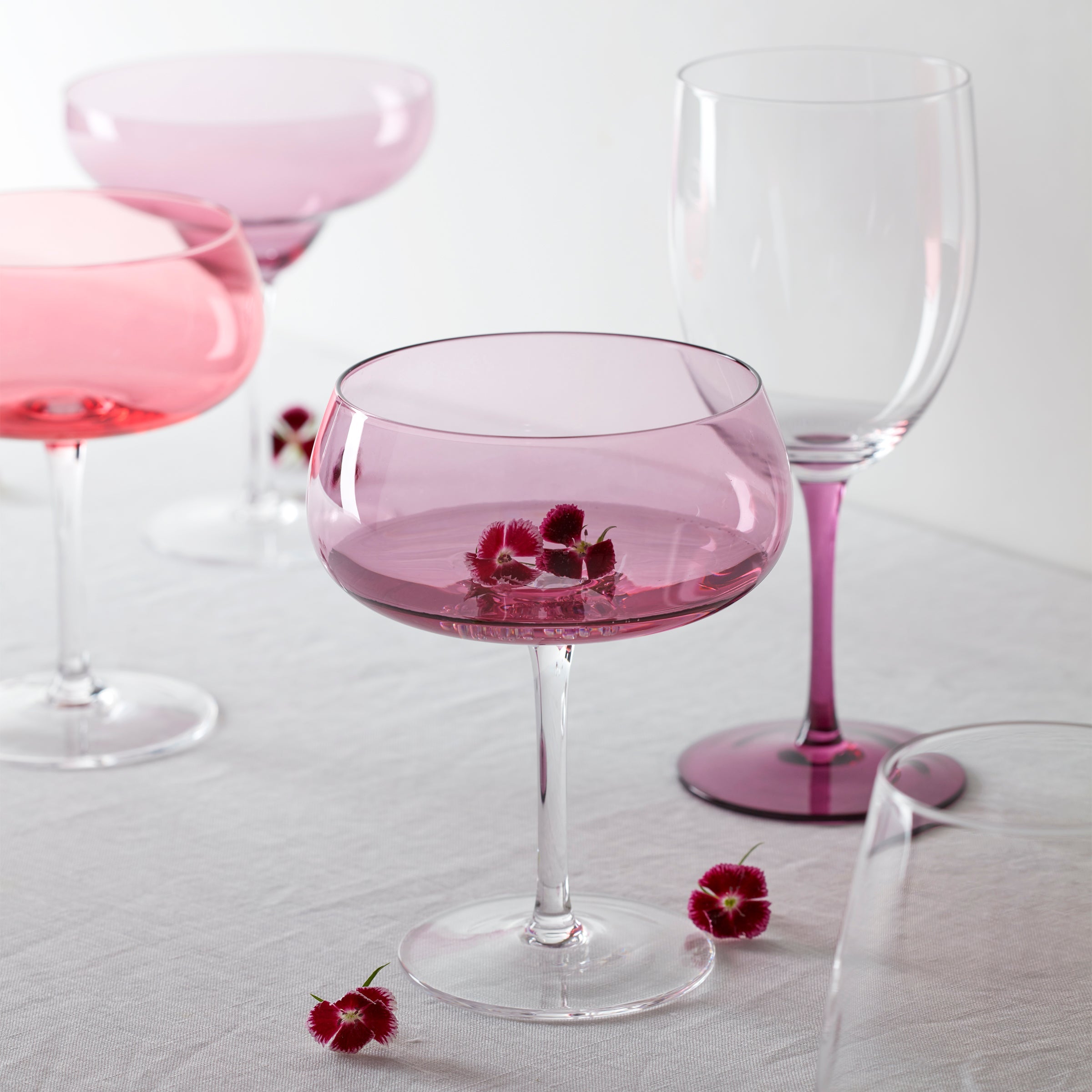 Oneida True Colors Margarita Glasses - 4-Piece Party Set
