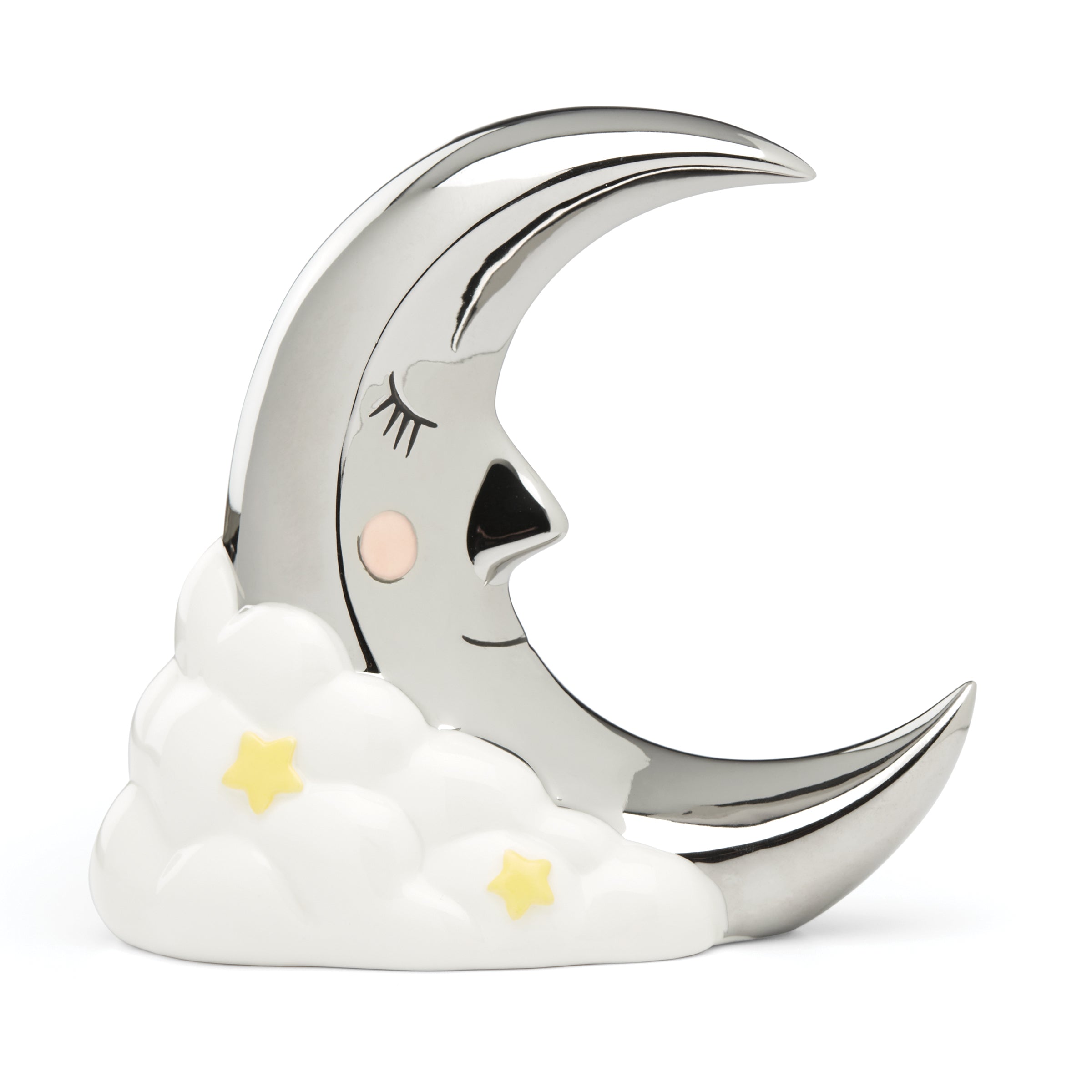 Moon Piggy Bank for Coins - Sweet Dreams Savings Bank for Kids & Adults