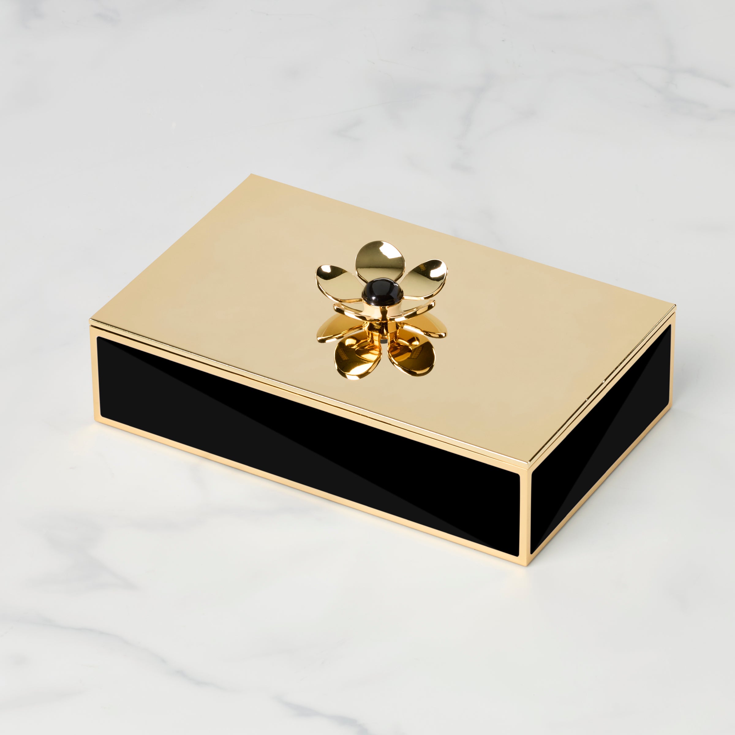 Kate Spade Floral Keepsake Box - Black Jewelry Storage